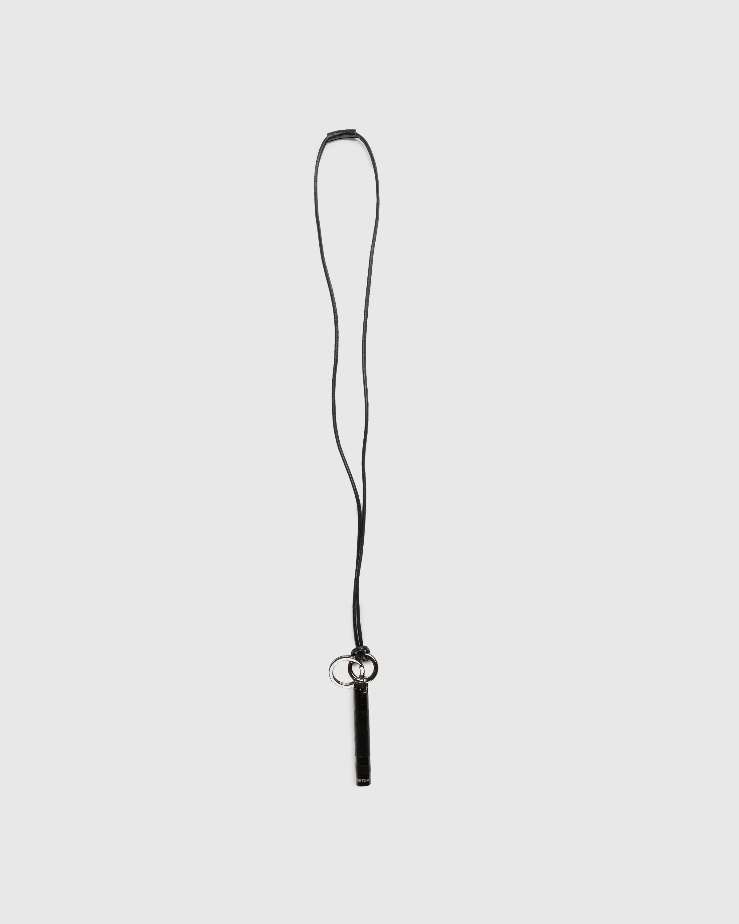 Lemaire - Maglite Leather Necklace Black - Accessories - Black - Image 2