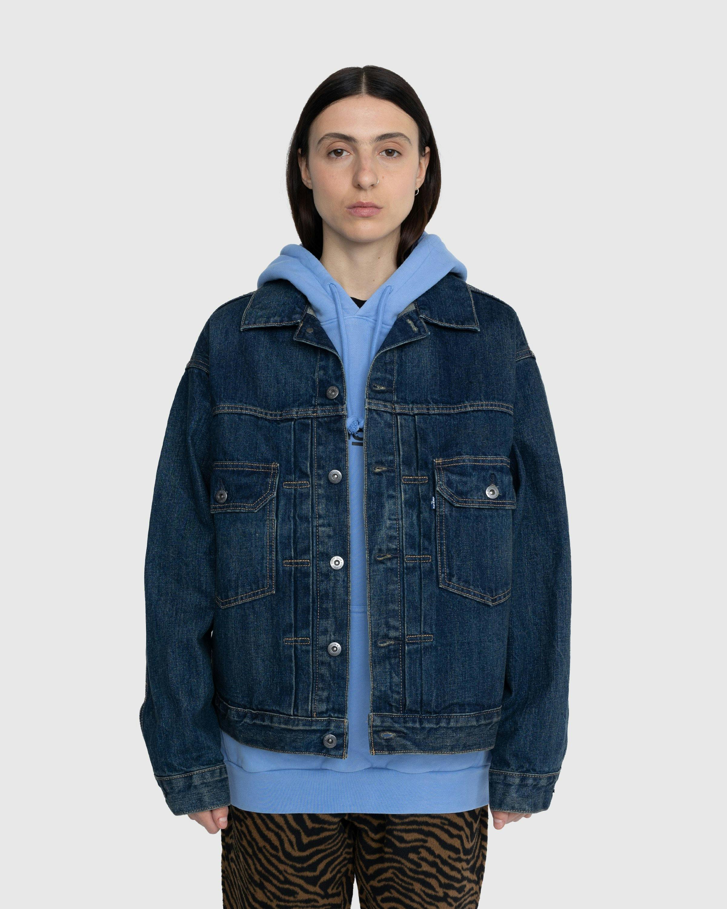 Levi's - LMC Oversized Type II Trucker Jacket Dark Indigo - Clothing - Blue - Image 4