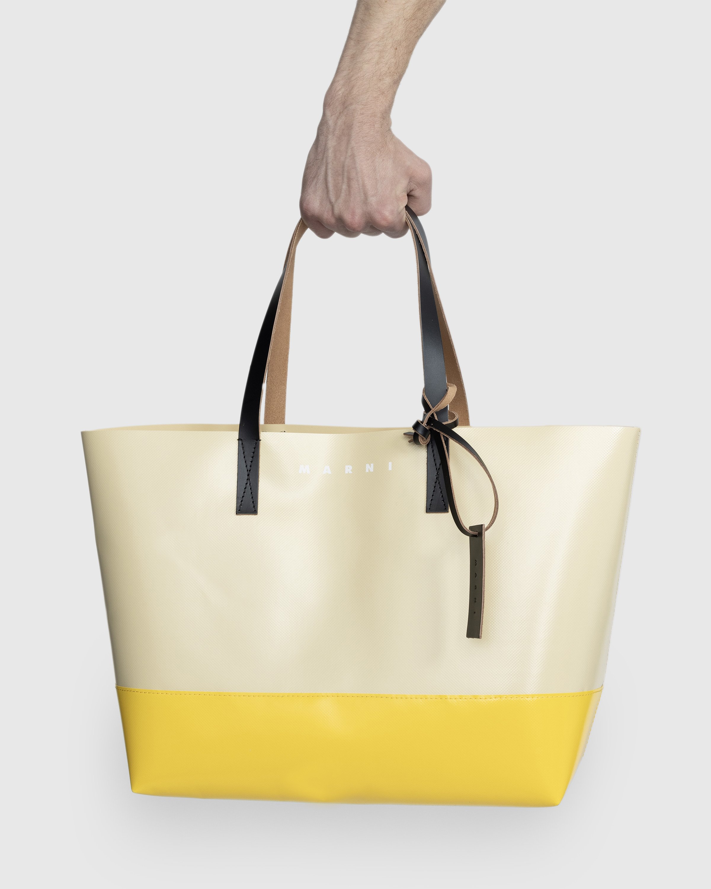 Marni - Tribeca Two-Tone Tote Bag Yellow - Accessories - Yellow - Image 5