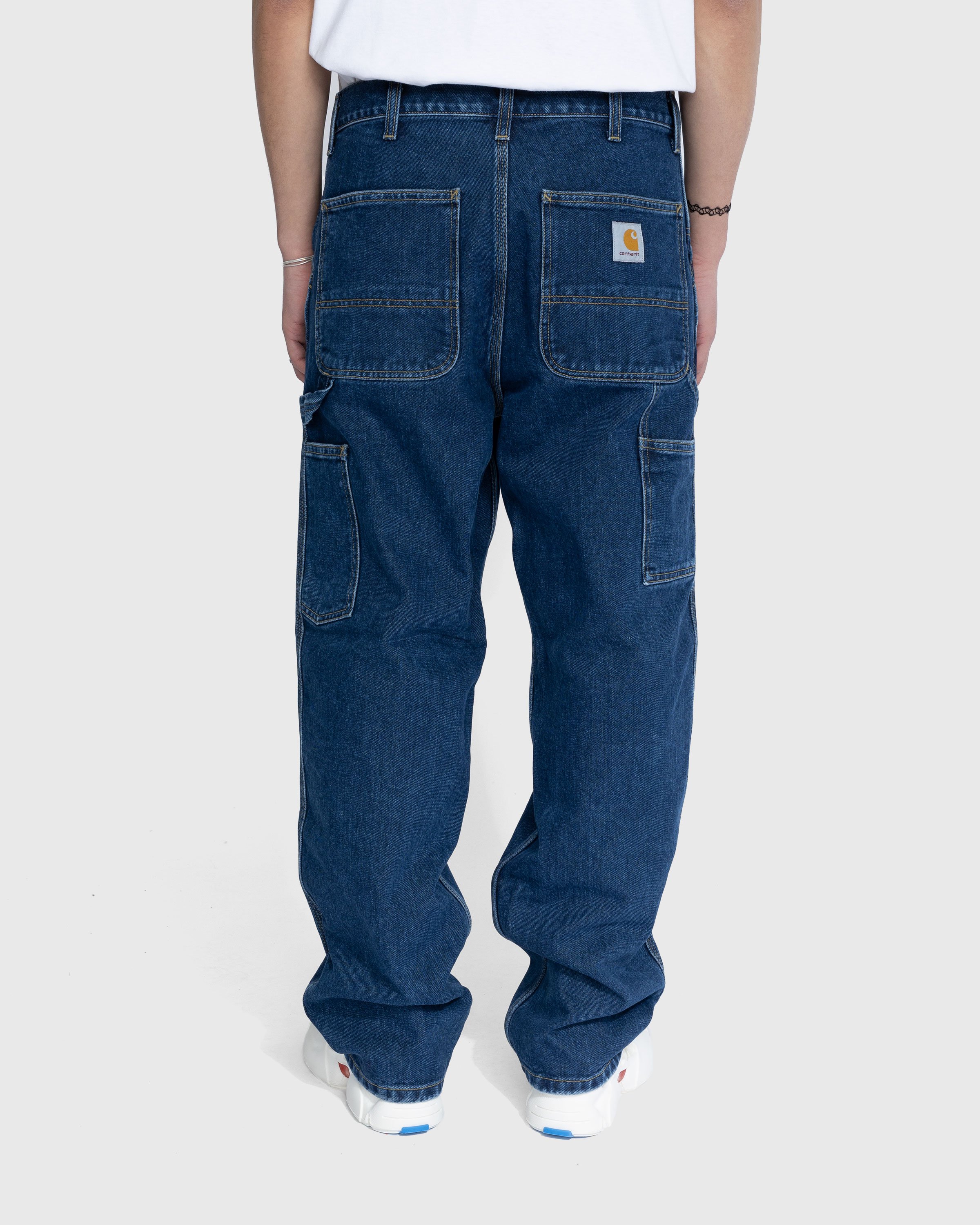 Carhartt WIP - Single Knee Pant Blue - Clothing - Blue - Image 3