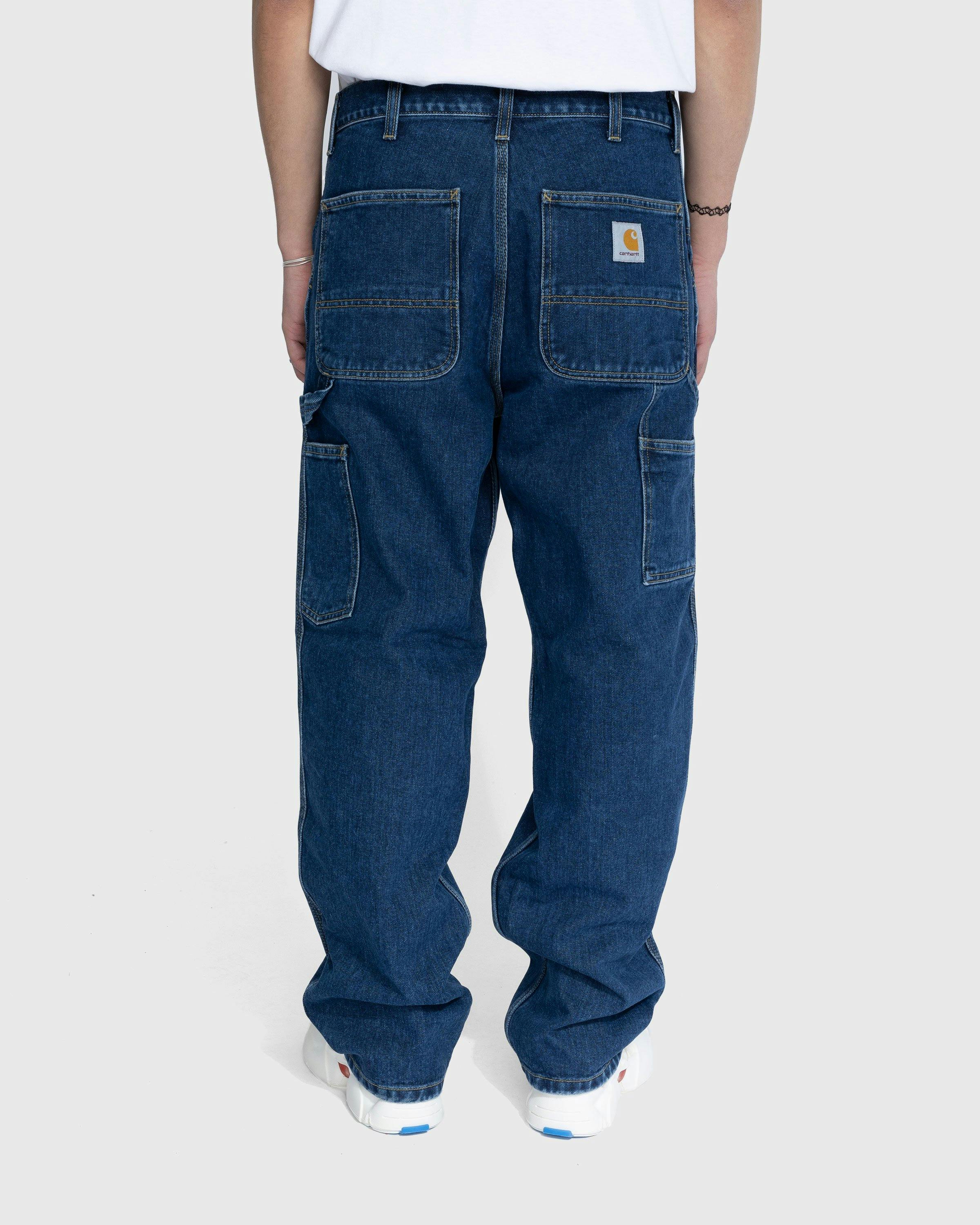 Carhartt WIP - Single Knee Pant Blue - Clothing - Blue - Image 3