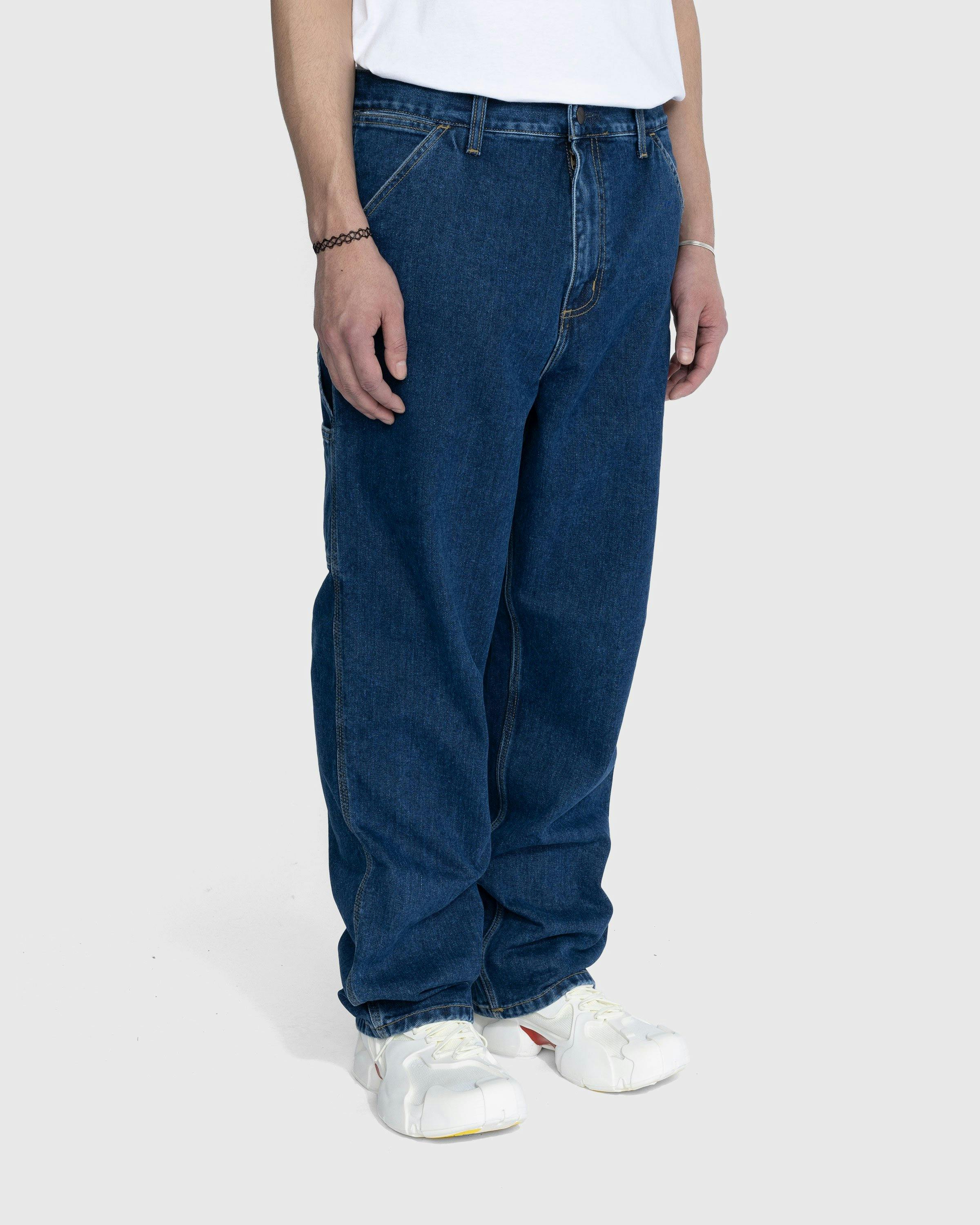 Carhartt WIP - Single Knee Pant Blue - Clothing - Blue - Image 4