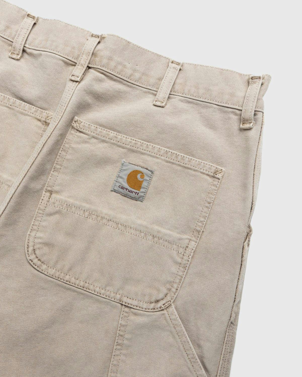 Carhartt WIP - Single Knee Pant Dusty Hamilton Brown Faded - Clothing - Beige - Image 4