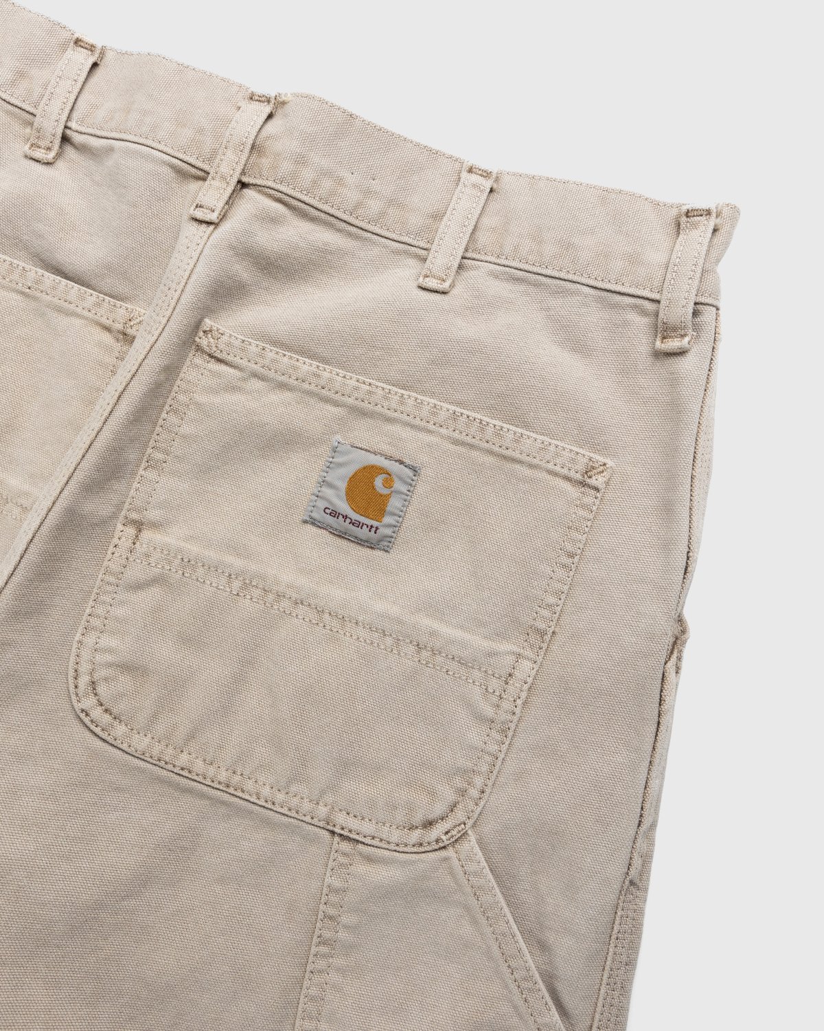 Carhartt WIP - Single Knee Pant Dusty Hamilton Brown Faded - Clothing - Beige - Image 4