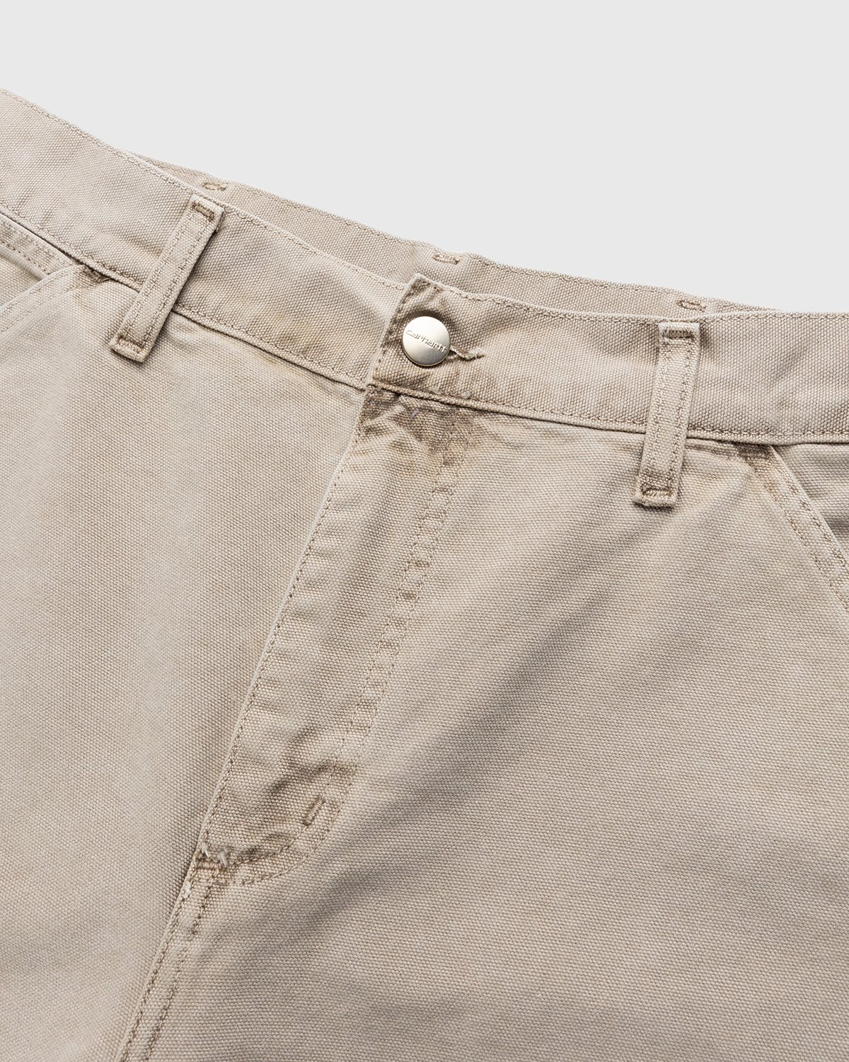 Carhartt WIP - Single Knee Pant Dusty Hamilton Brown Faded - Clothing - Beige - Image 3