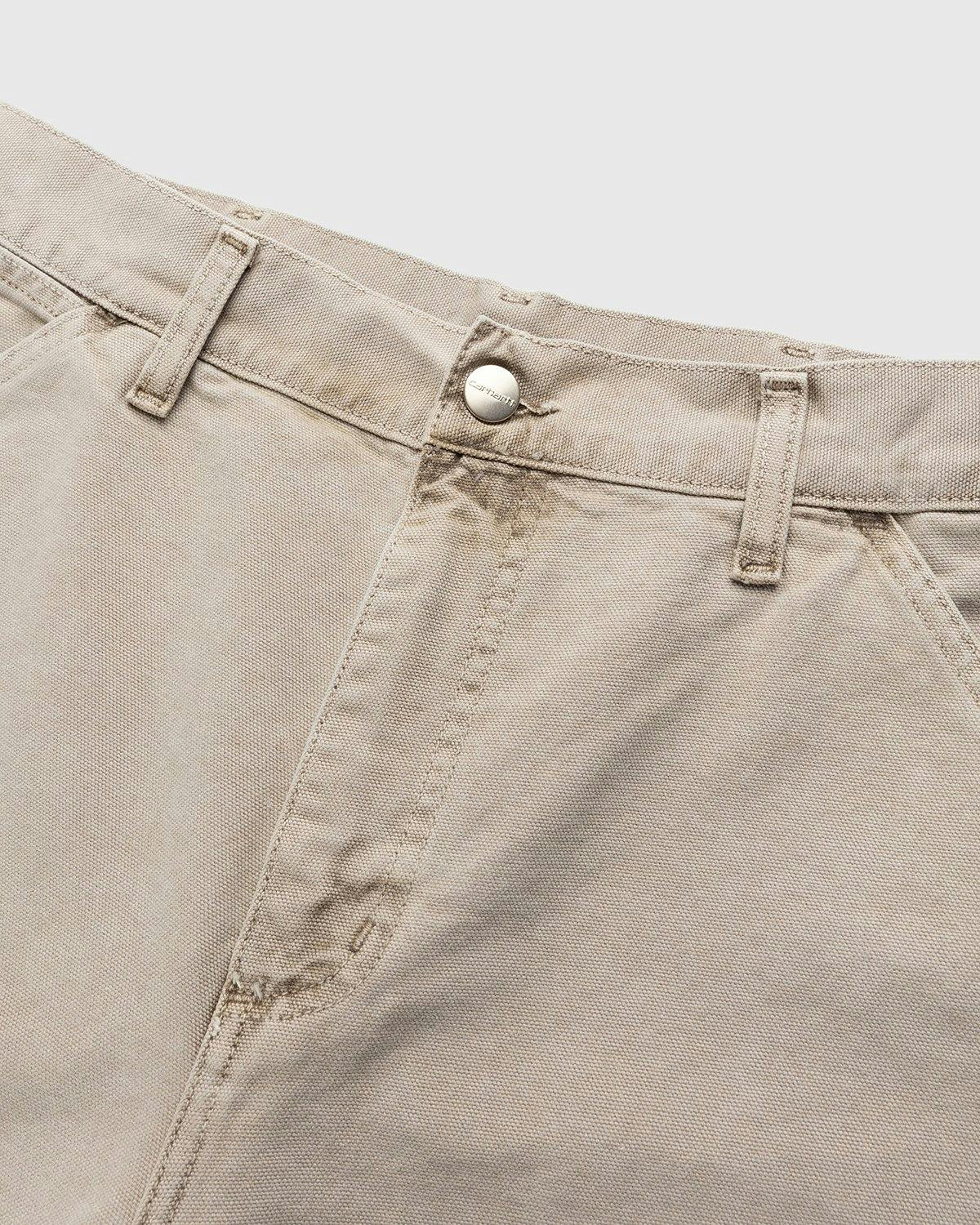 Carhartt WIP - Single Knee Pant Dusty Hamilton Brown Faded - Clothing - Beige - Image 3