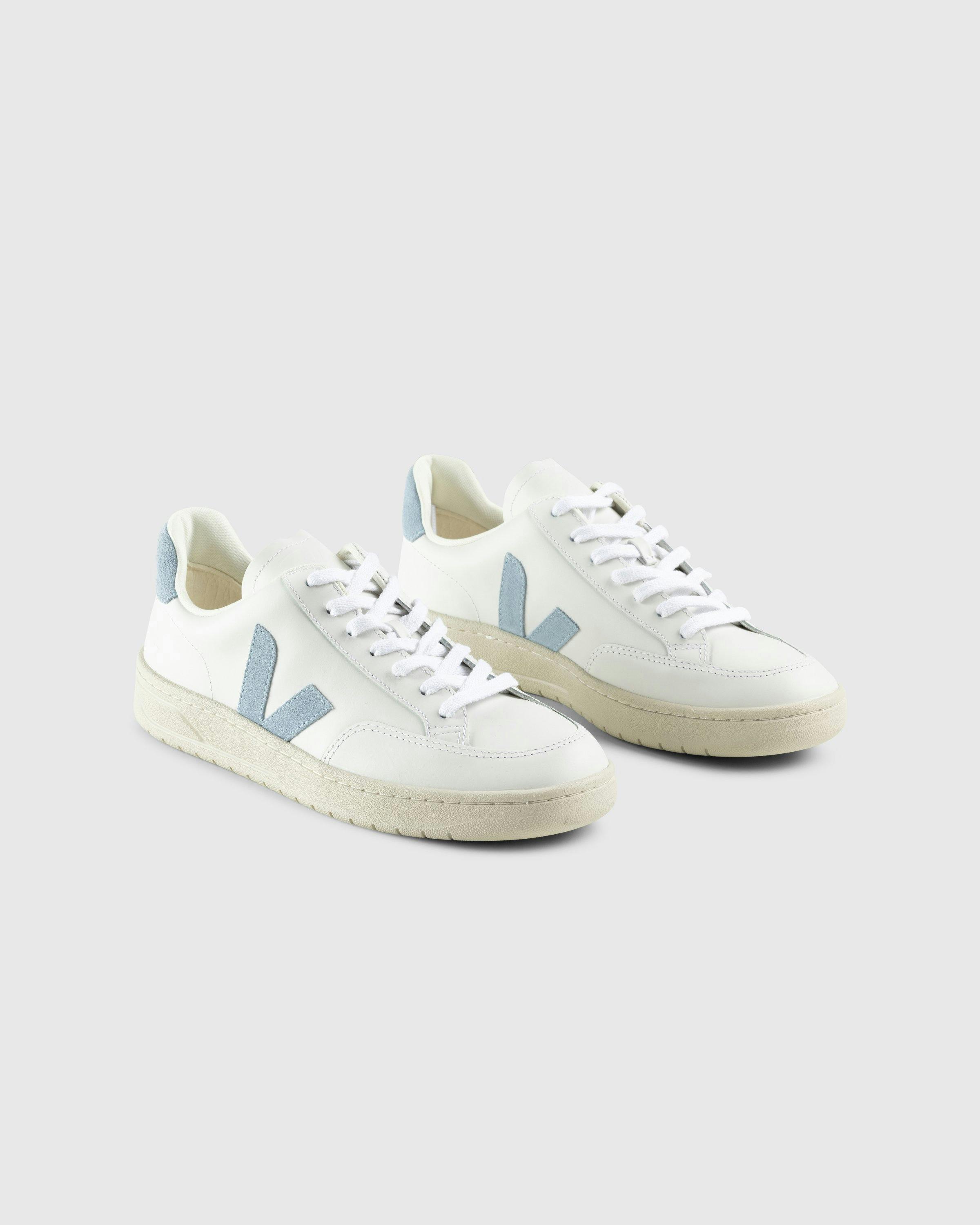 VEJA - V-12 Leather White/Steel - Footwear - White - Image 3