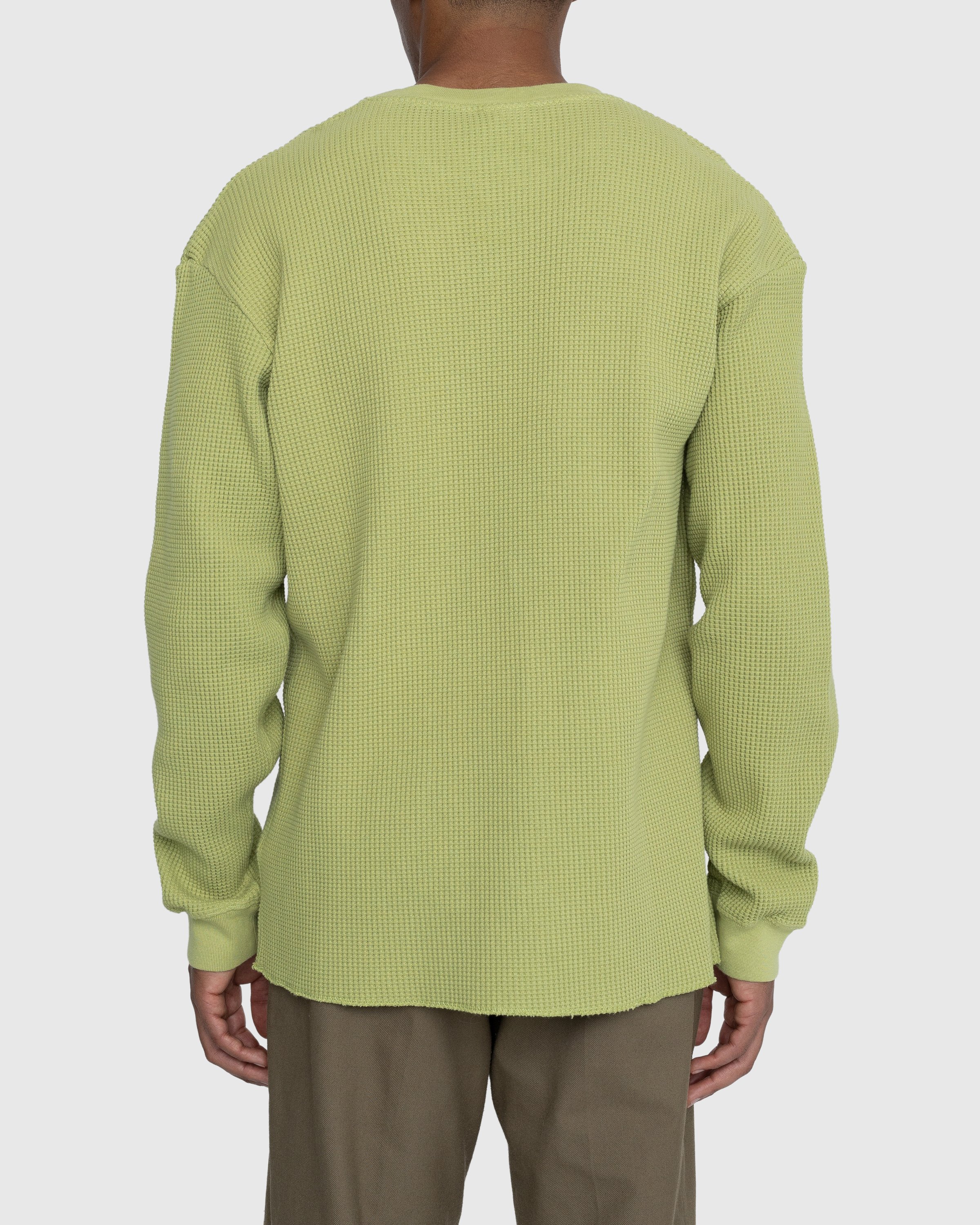 Highsnobiety - Thermal Crew Olive - Clothing - Green - Image 4
