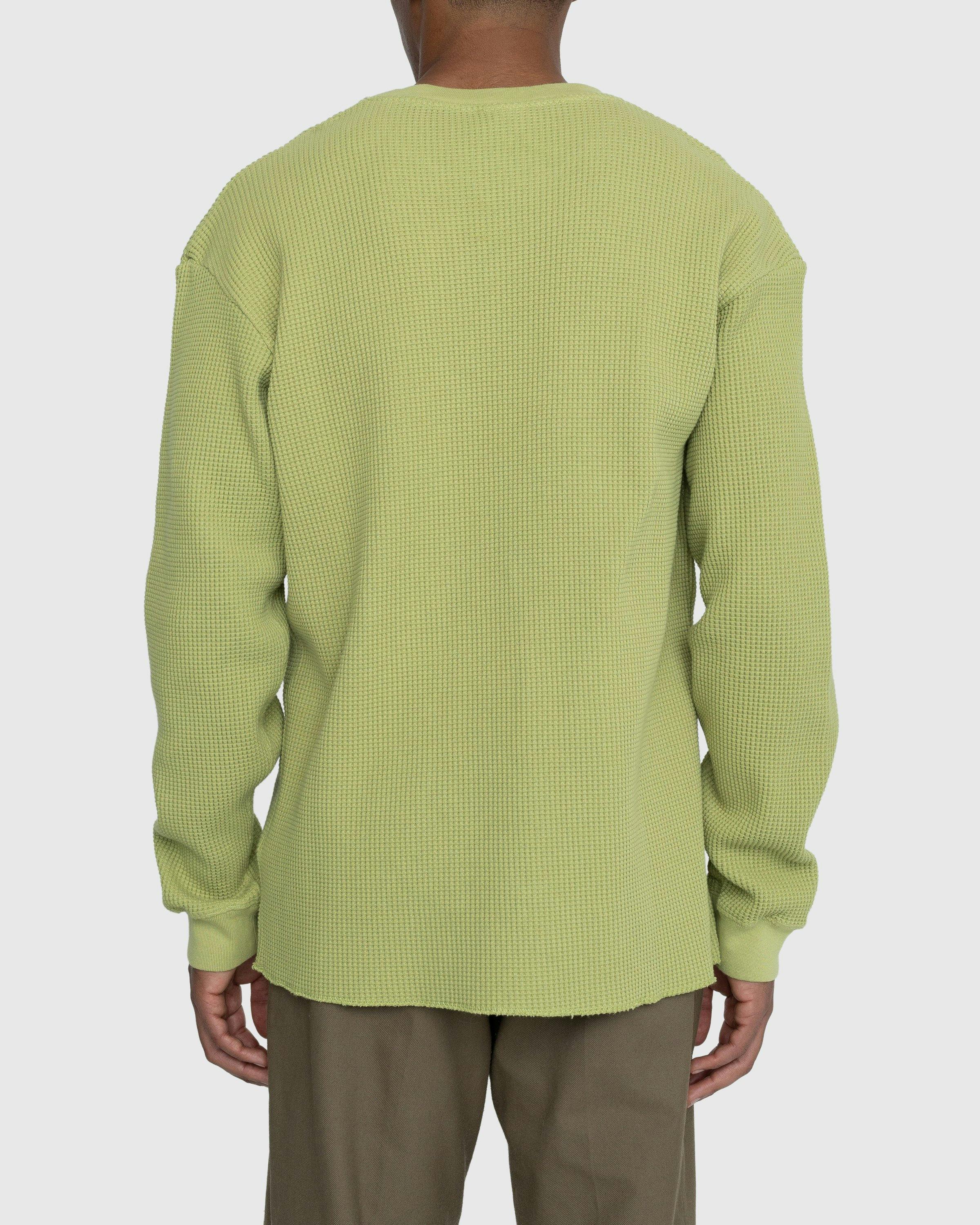 Highsnobiety - Thermal Crew Olive - Clothing - Green - Image 4