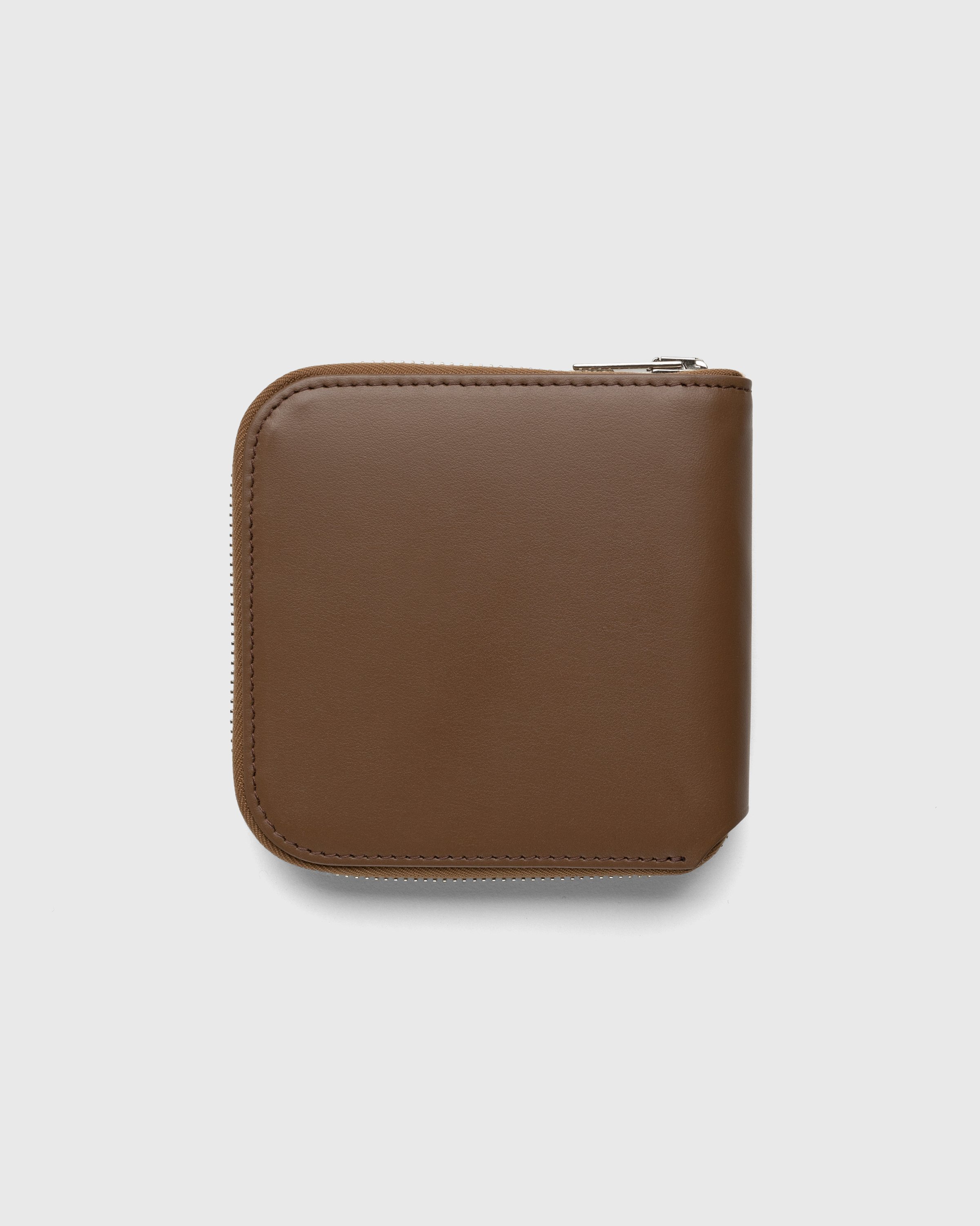 Acne Studios - Leather Zip Wallet Brown - Accessories - Brown - Image 2