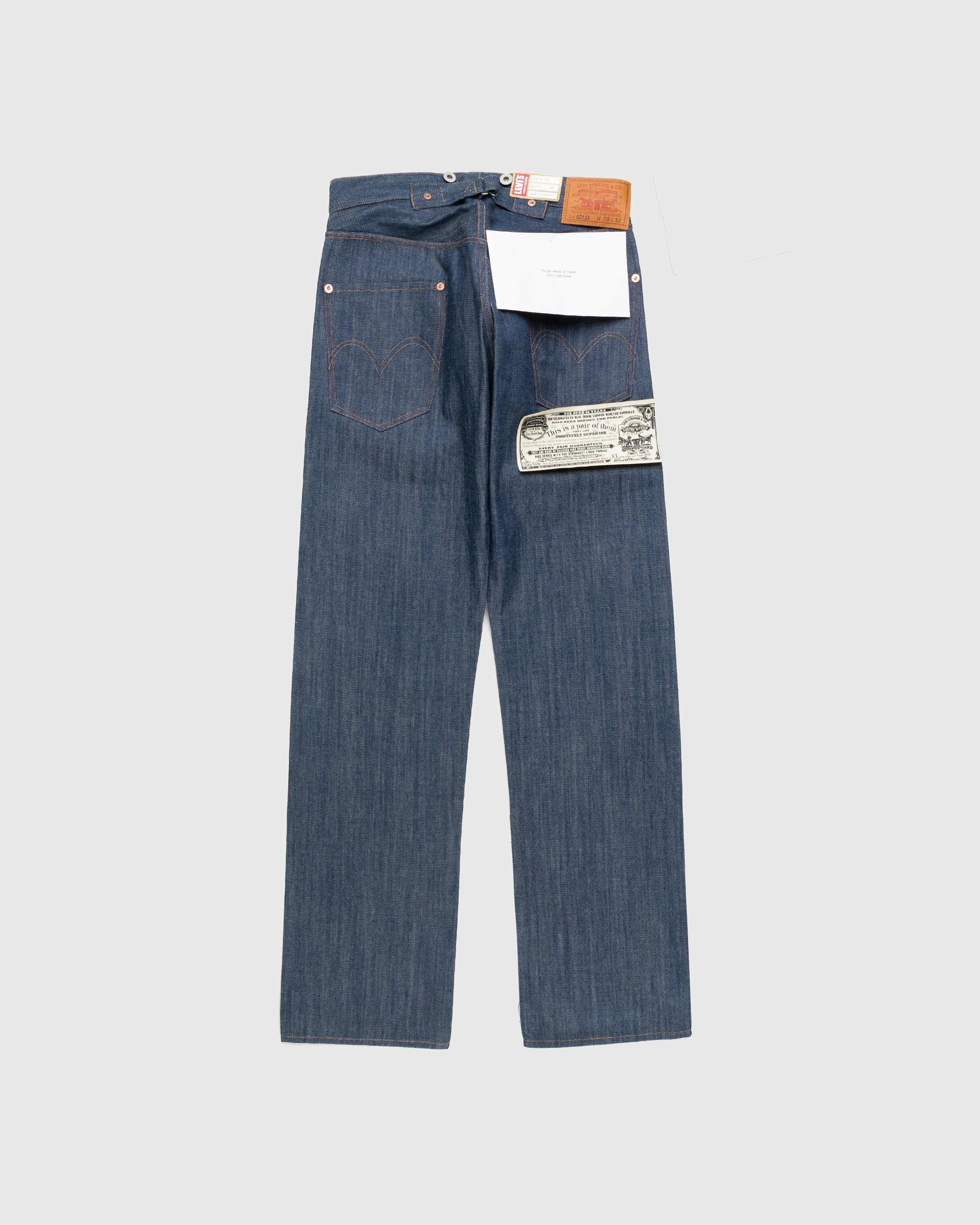 Levi's - 1901 501 Jeans Dark Indigo Flat Finish - Clothing - Blue - Image 2