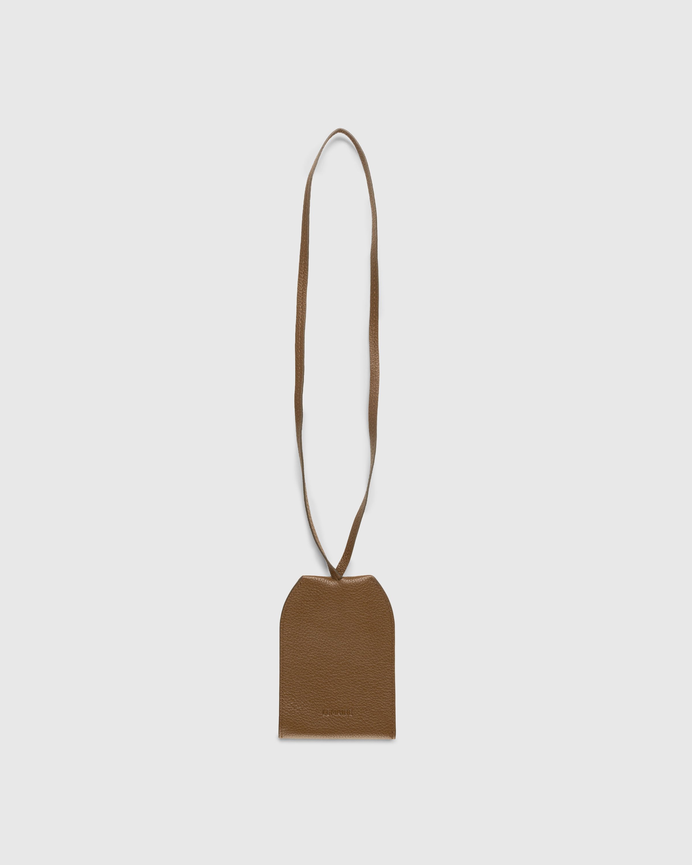 Lemaire - Envelope Key Ring Pouch Olive Brown - Accessories - Brown - Image 2