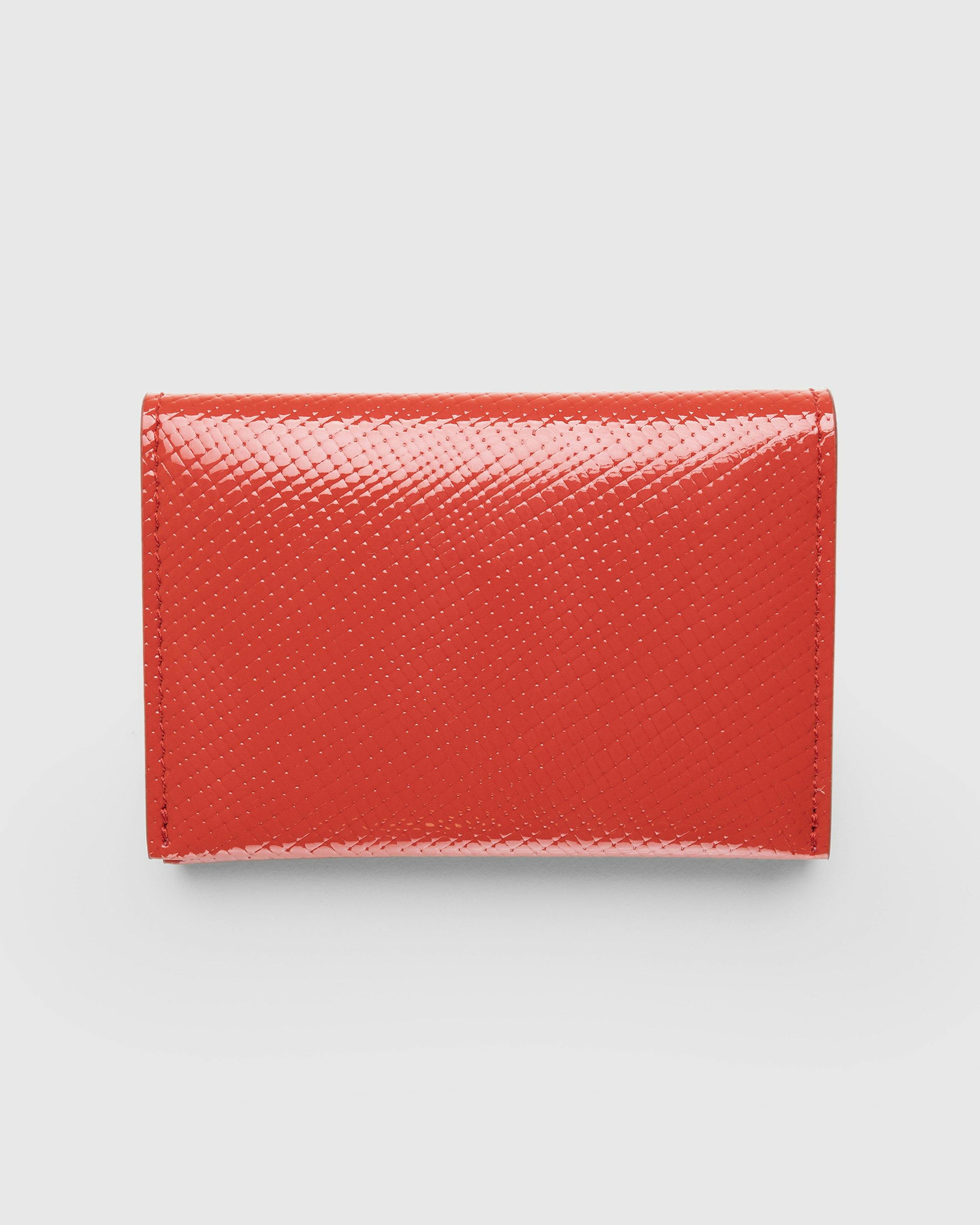 Acne Studios - Folded Card Holder Red - Accessories - Red - Image 2