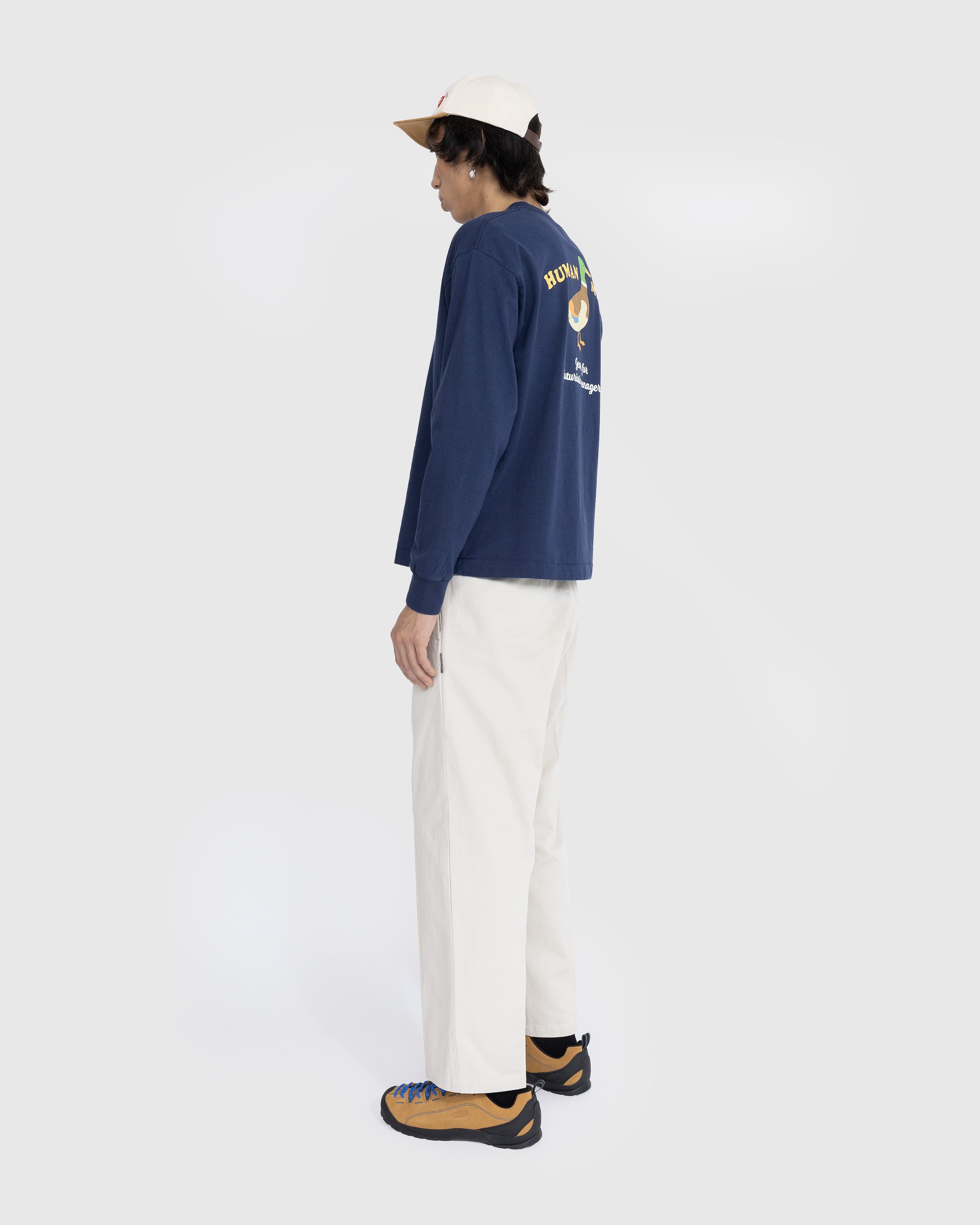 Human Made - Long-Sleeve Duck T-Shirt Navy - Clothing - Blue - Image 3