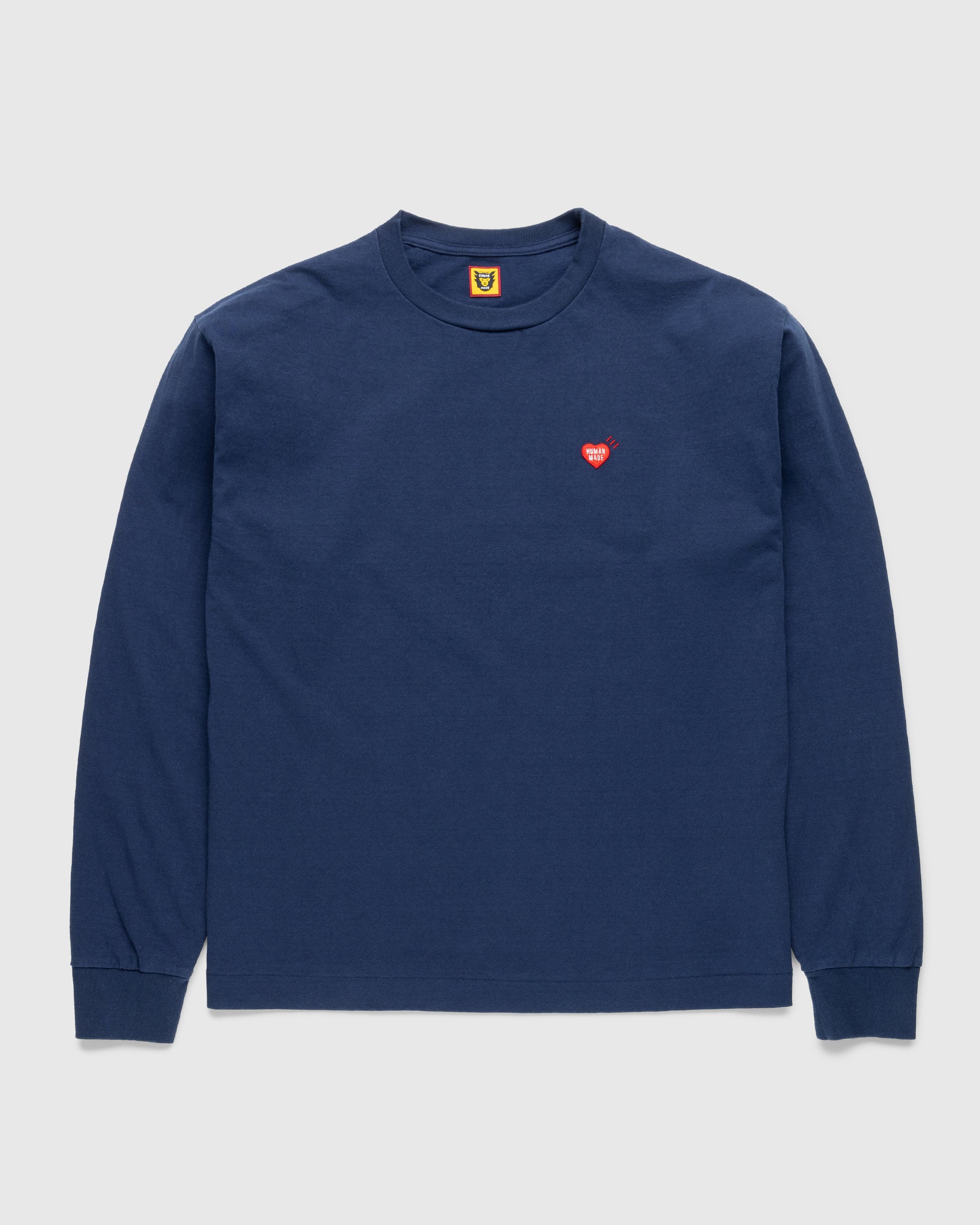 Human Made - Long-Sleeve Duck T-Shirt Navy - Clothing - Blue - Image 2