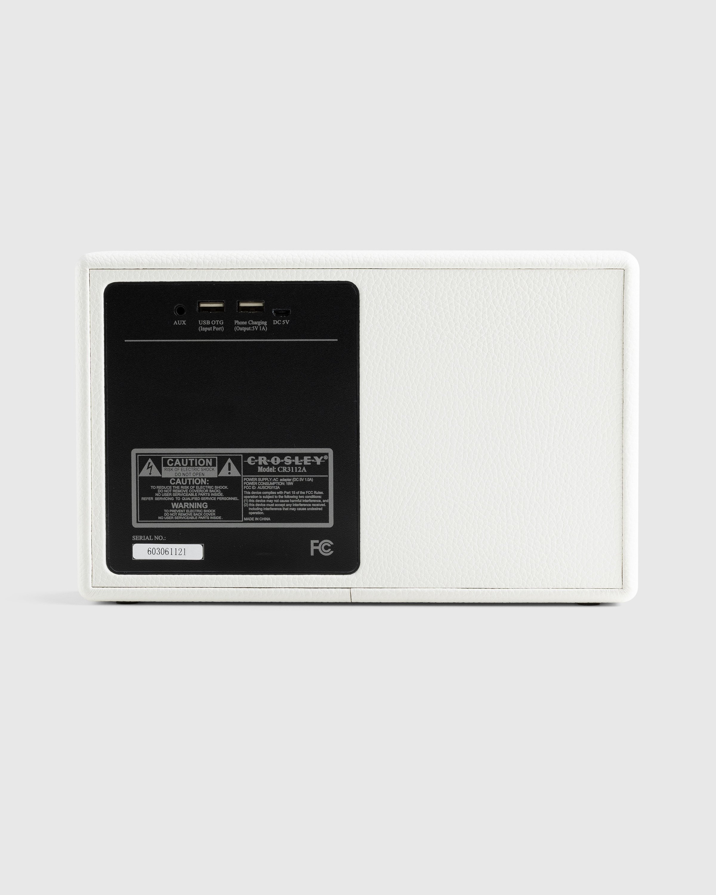 Ballantine's x Crosley - RZA Montero Bluetooth Speaker White - Lifestyle - White - Image 3