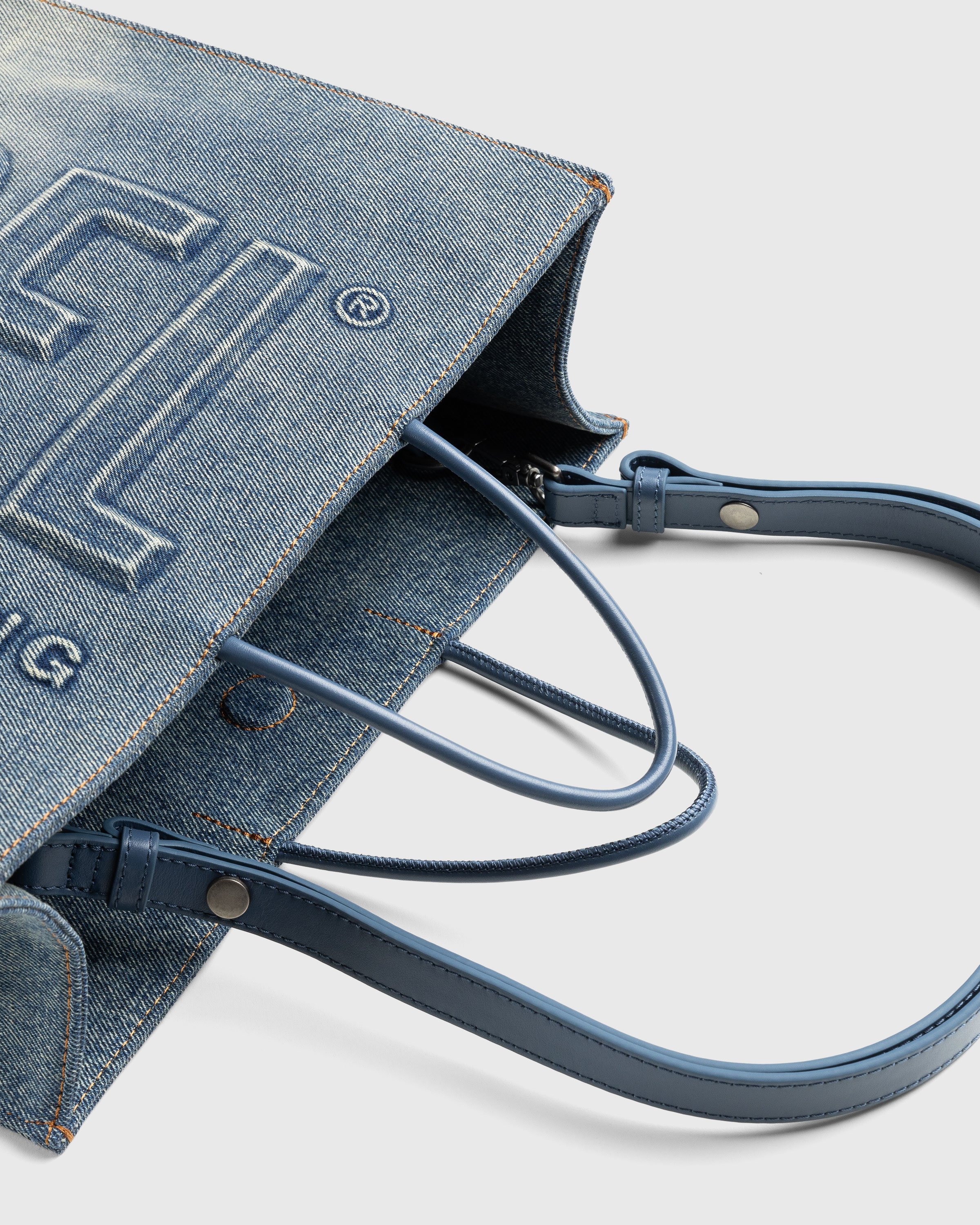 Diesel - DSL Shopper 3D M X Tote Bag Blue - Accessories - Blue - Image 5