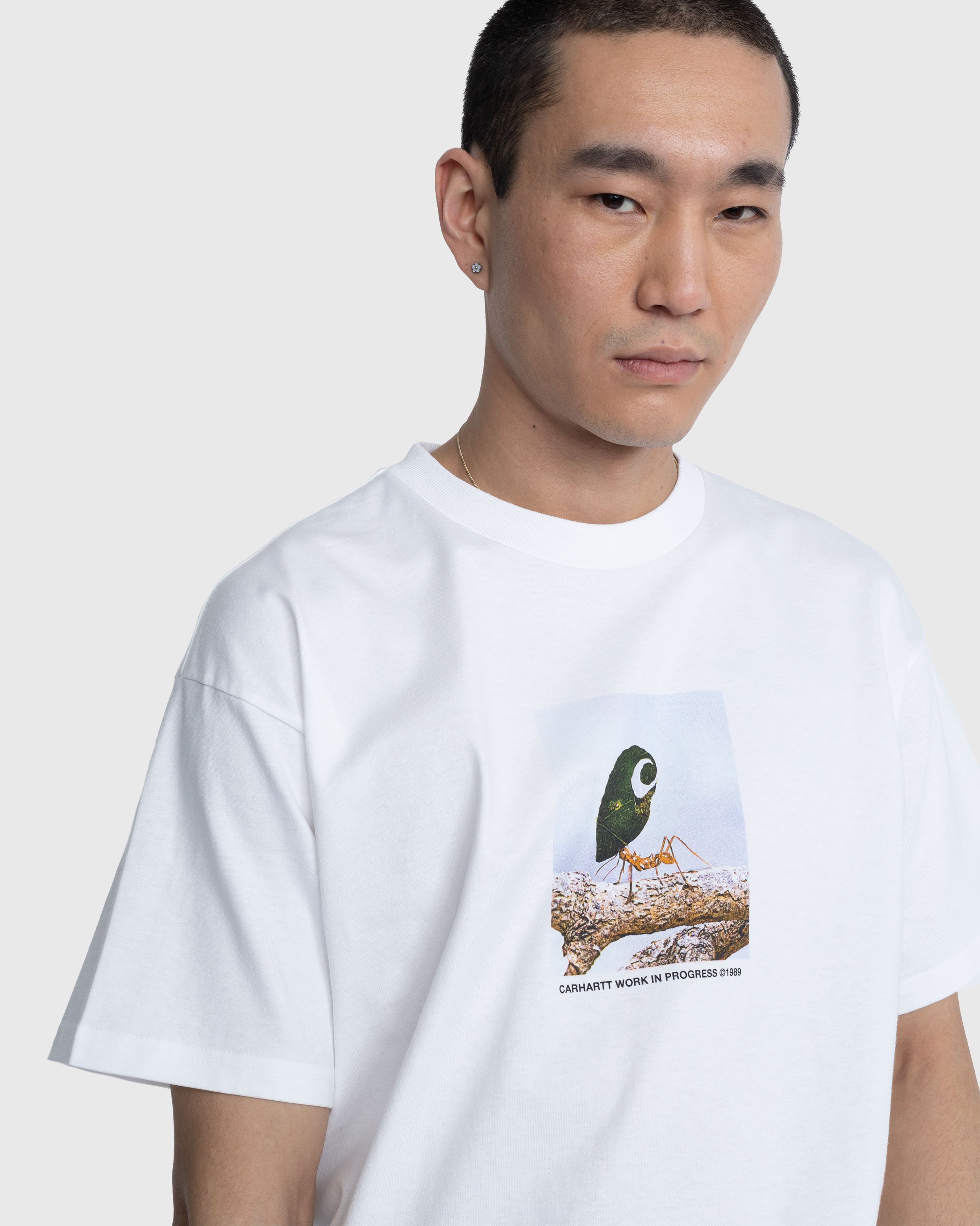 Carhartt WIP - Antleaf T-Shirt White - Clothing - White - Image 5