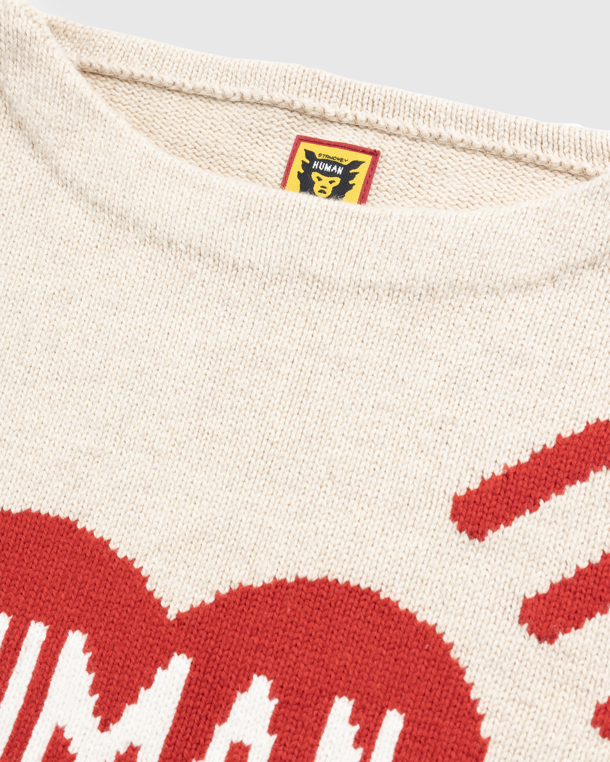Human Made - Heart Knit Sweater Beige - Clothing - Beige - Image 6