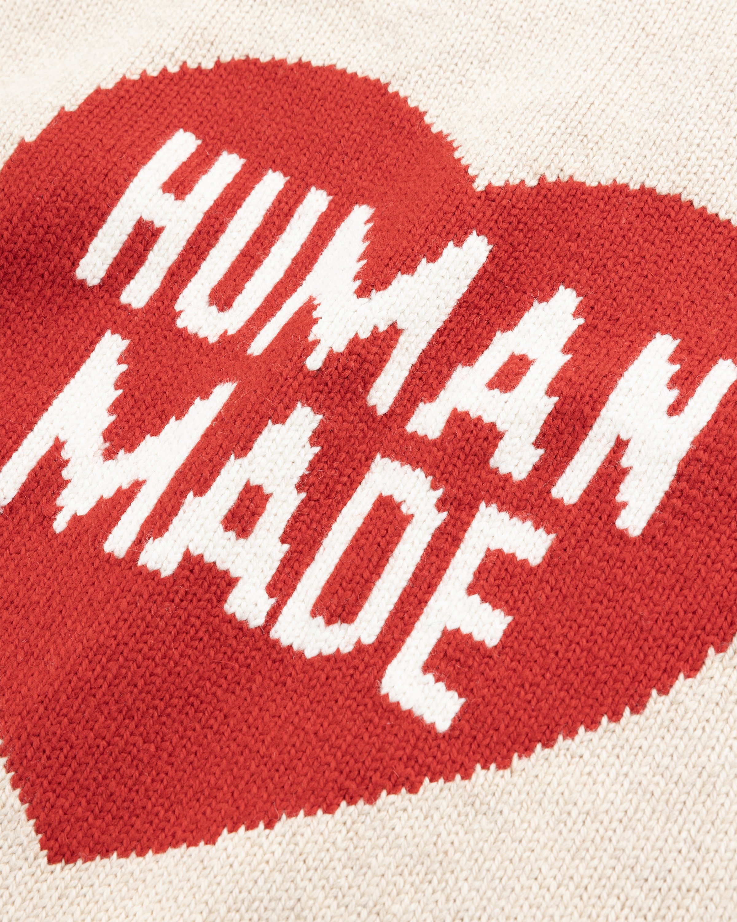Human Made - Heart Knit Sweater Beige - Clothing - Beige - Image 7