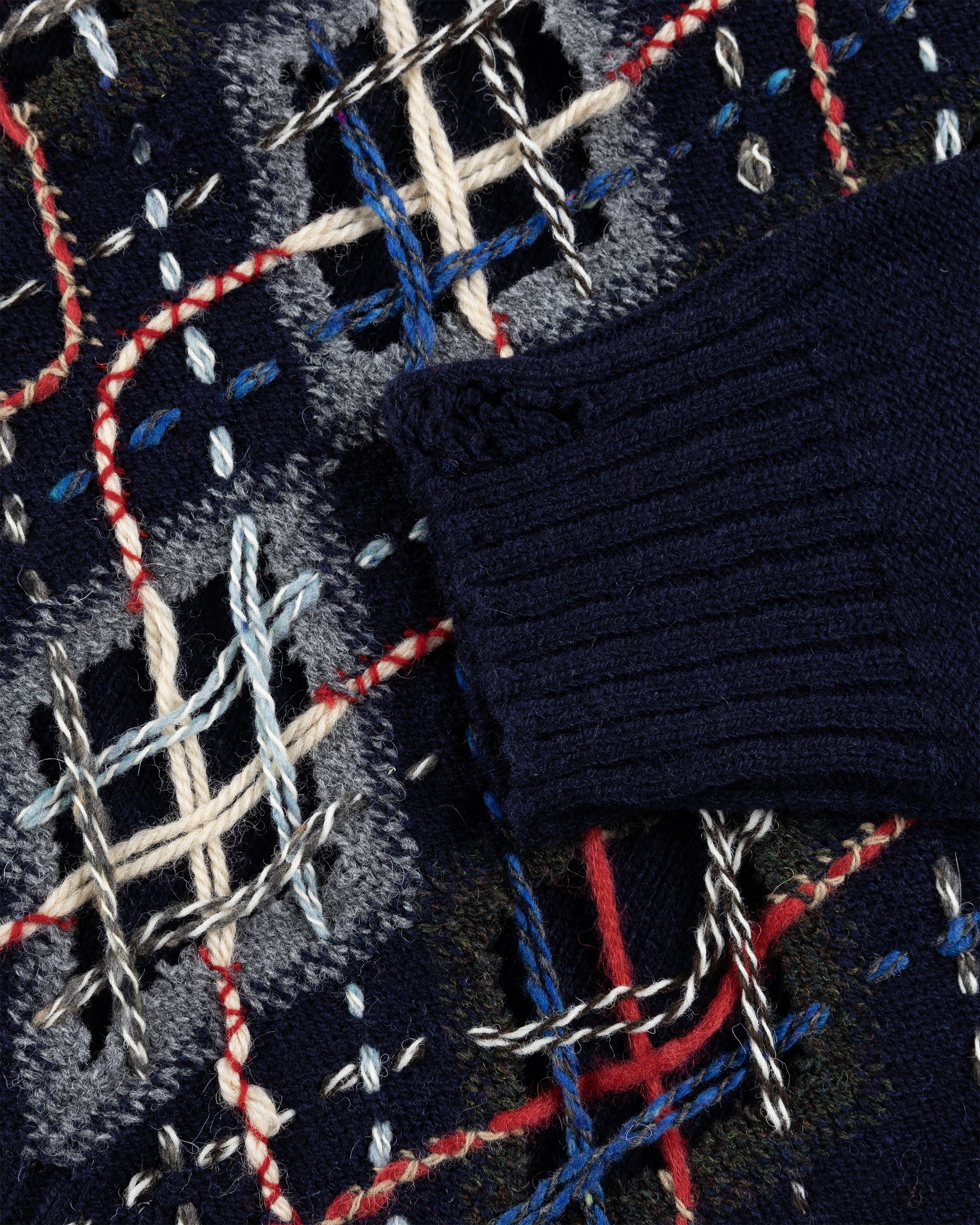 Maison Margiela - Distressed Wool Crewneck Sweater Multi - Clothing - Multi - Image 6