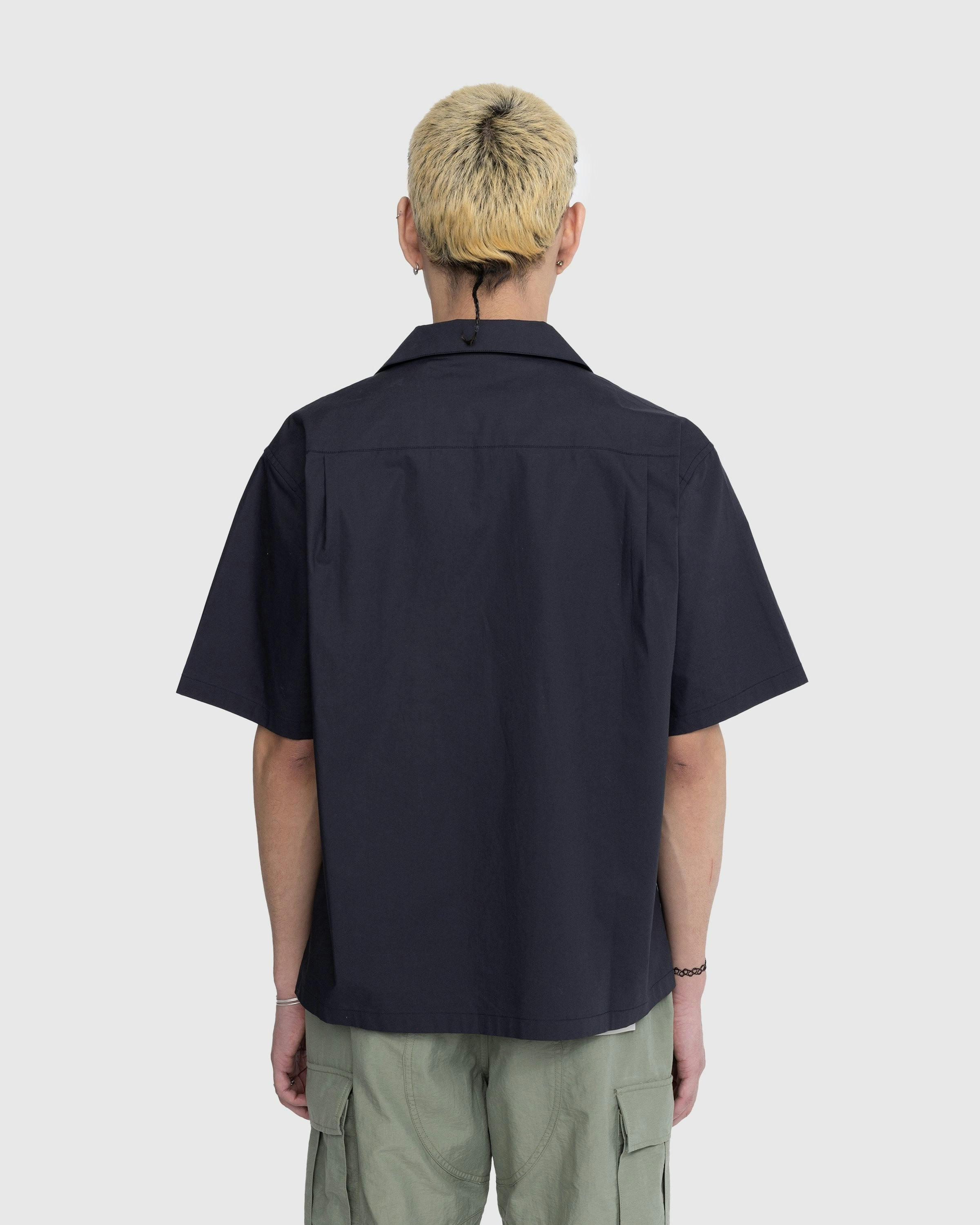 Highsnobiety - Poplin Short-Sleeve Shirt Black - Clothing - Black - Image 3