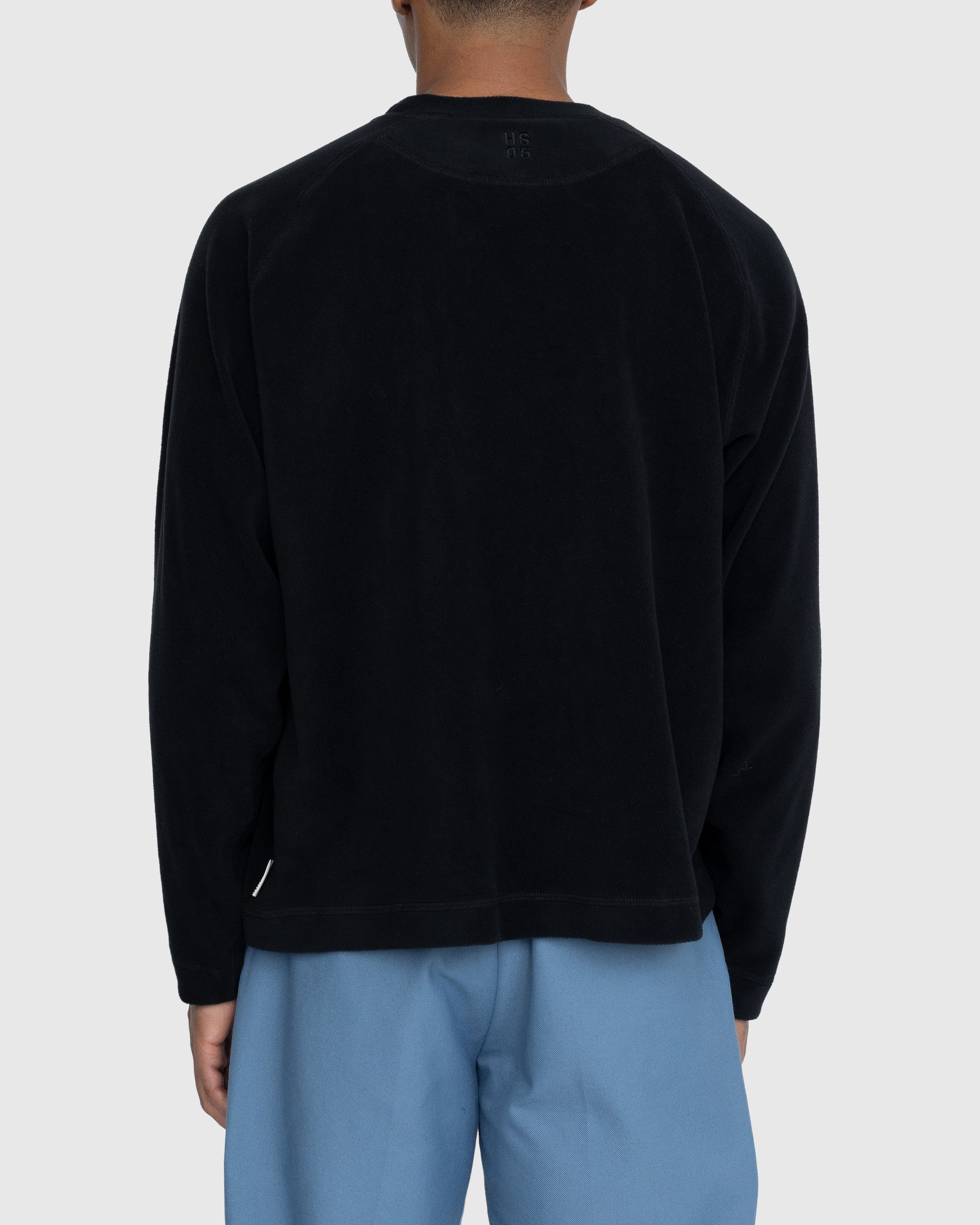 Highsnobiety - Polar Fleece Raglan Sweater Black - Clothing - Black - Image 4