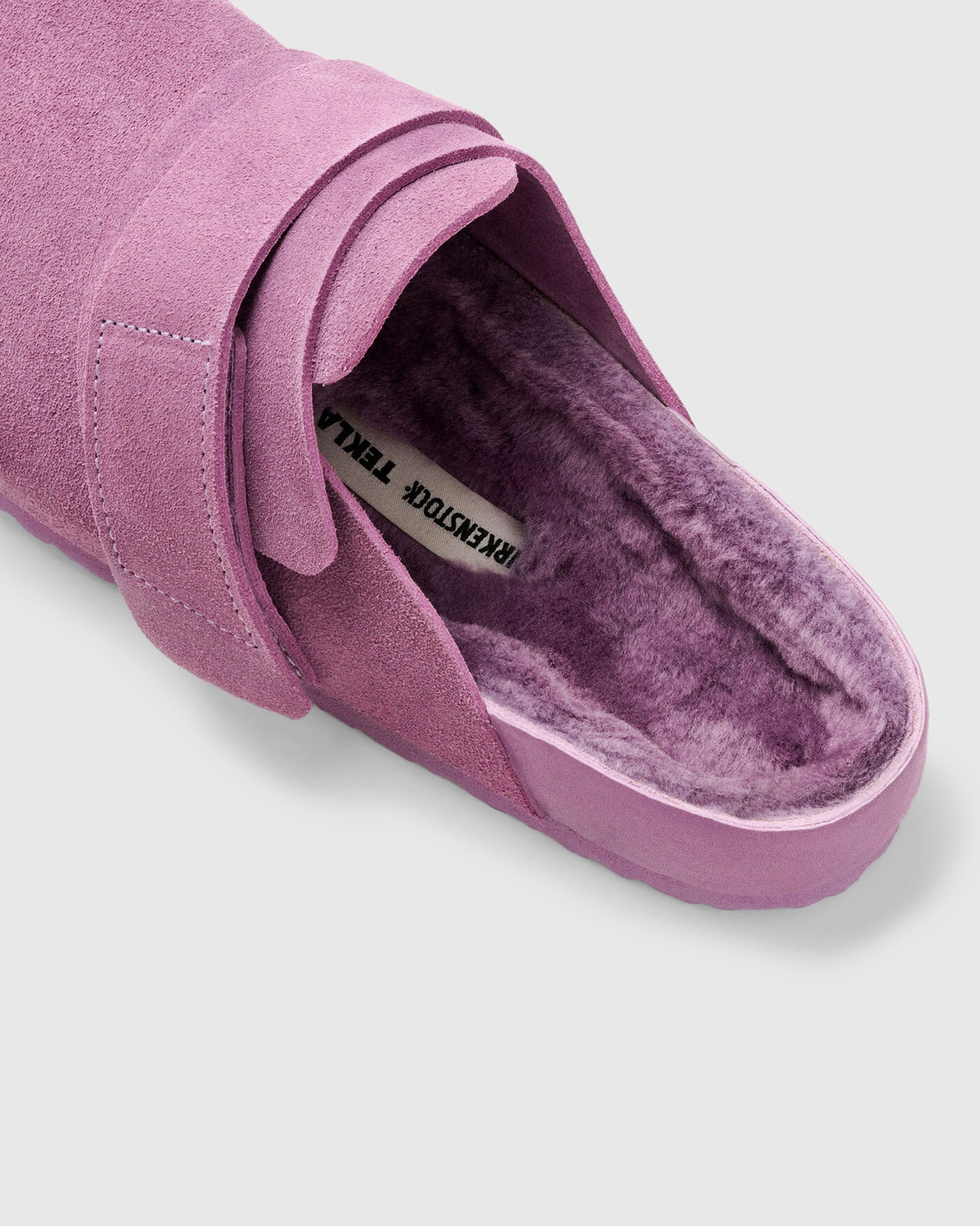 Birkenstock x Tekla - Shearling Nagoya Mauve/Purple - Footwear - Purple - Image 4
