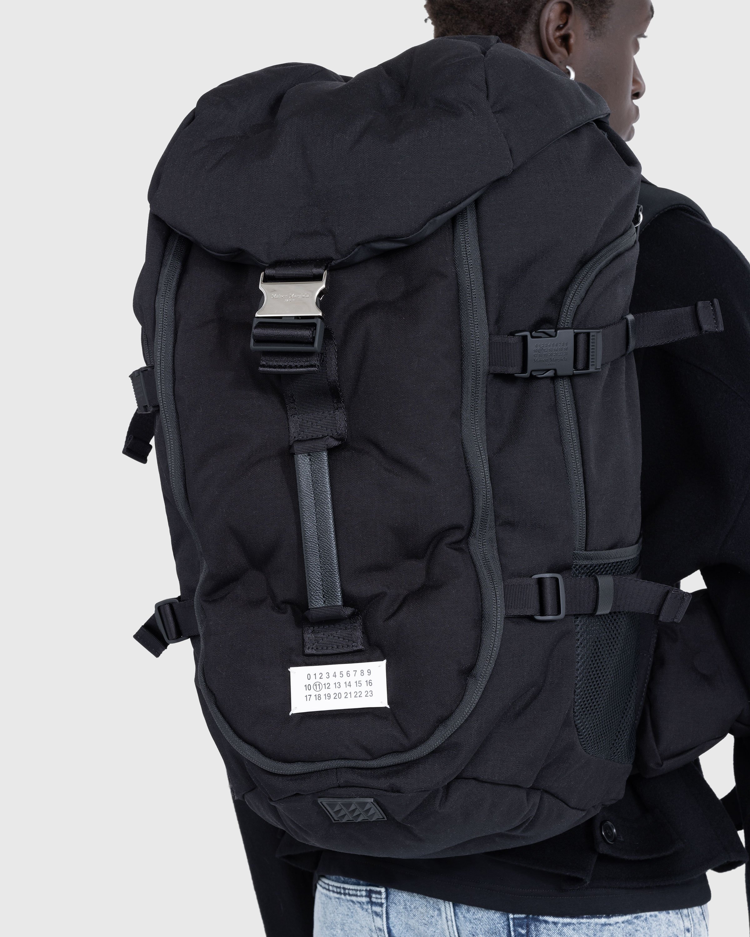 Maison Margiela - Cordura Backpack Black - Accessories - Black - Image 9