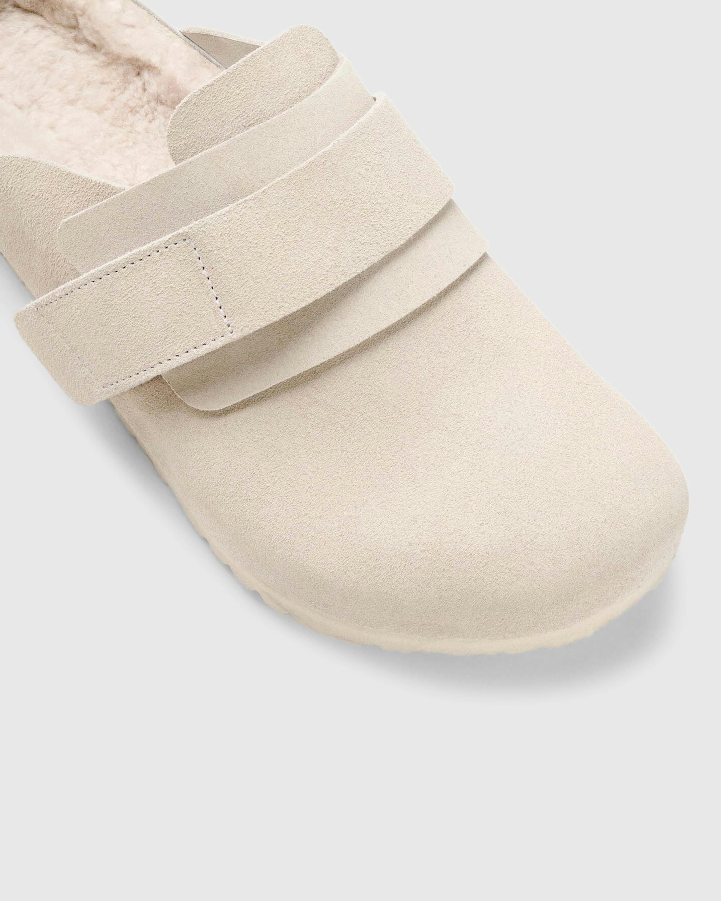 Birkenstock x Tekla - Shearling Nagoya Powder/Off-White - Footwear - Beige - Image 3