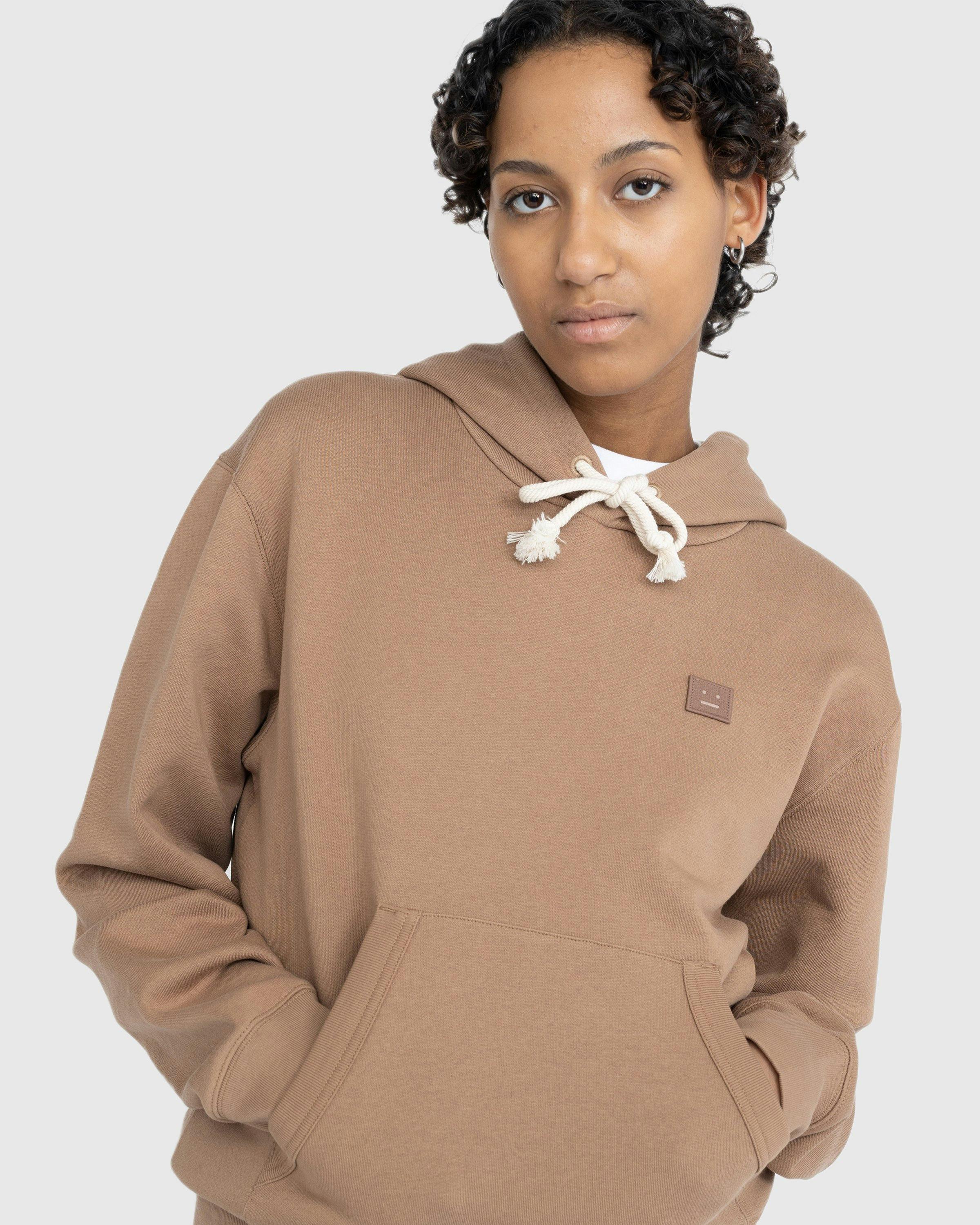 Acne Studios - Face Logo Hoodie Cardinal Brown - Clothing - Brown - Image 5