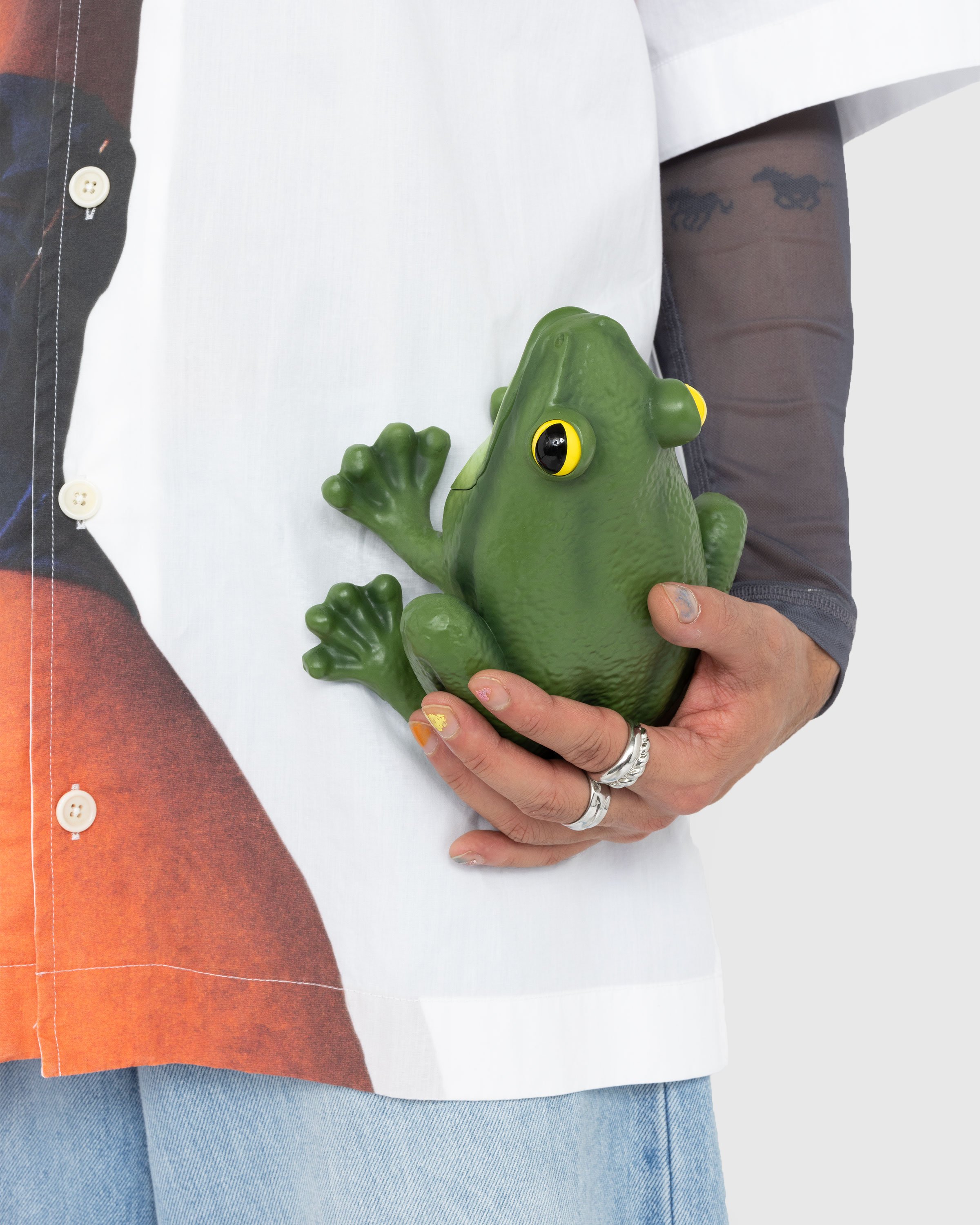 J.W. Anderson - FROG CLUTCH Green - Accessories - Green - Image 7