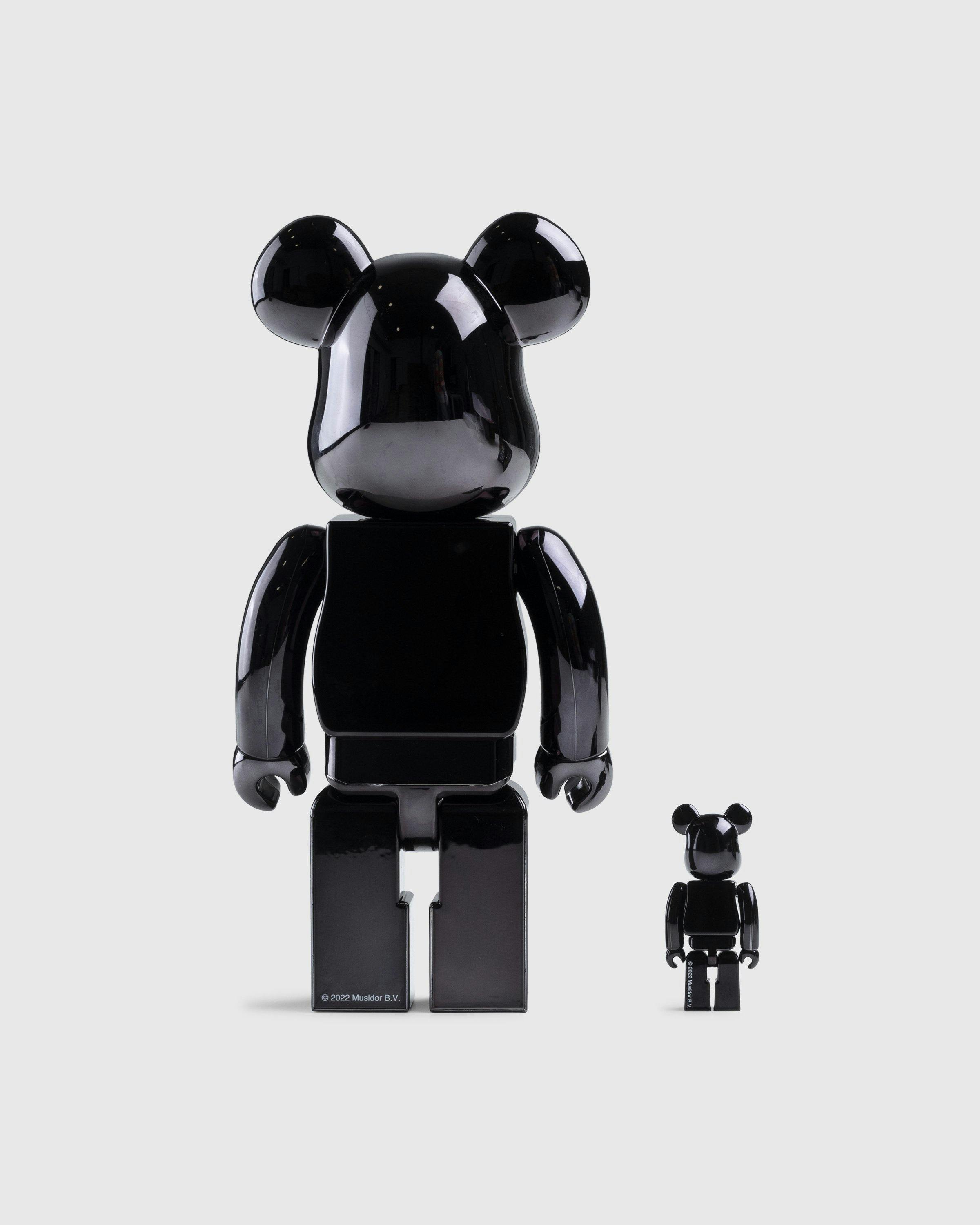 Medicom - Be@rbrick The Rolling Stones Lips & Tongue 100% & 400% Set Black Chrome Version - Lifestyle - Black - Image 2