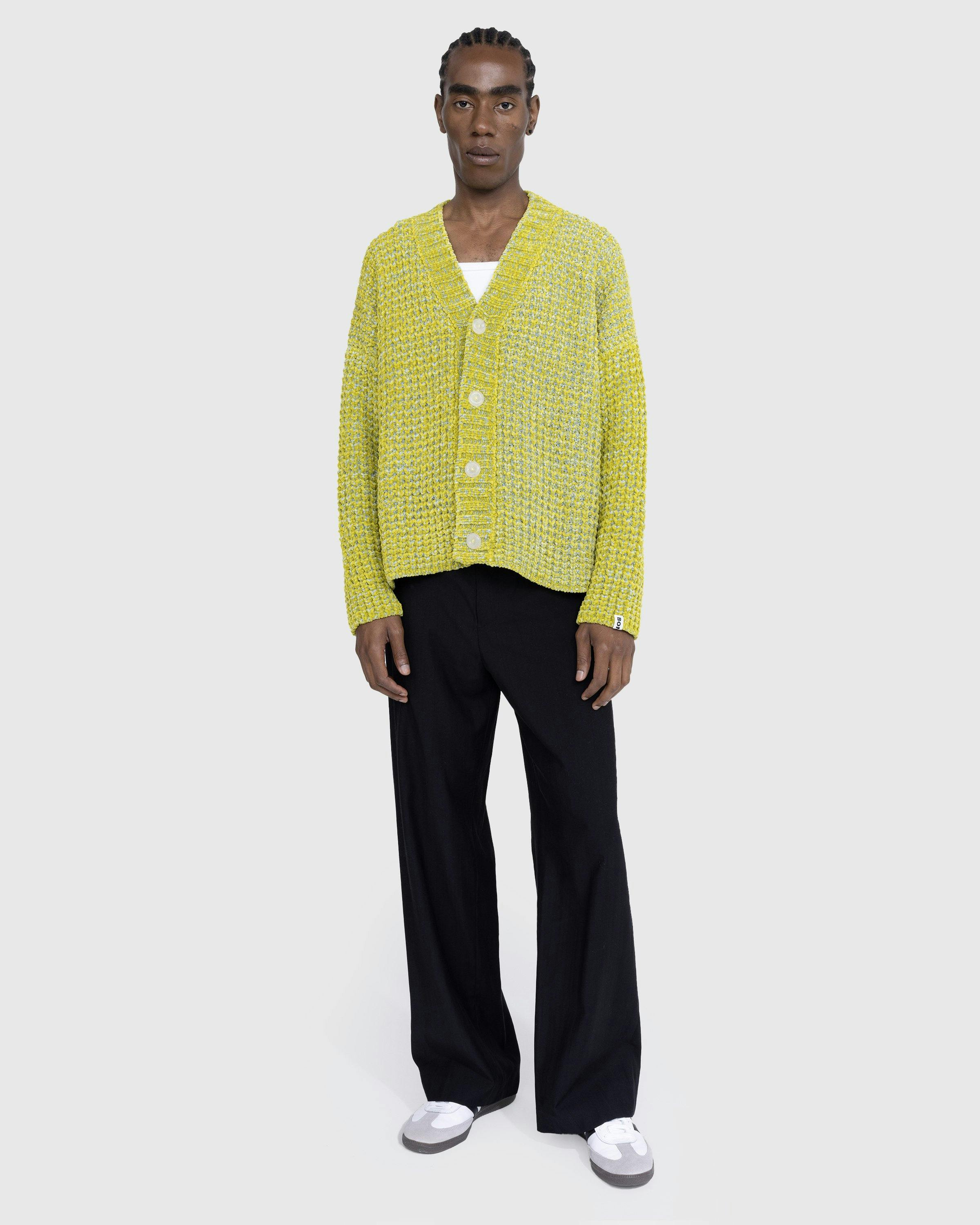 Anthracite Back Patterned Oversize Knit Cardigan 18074