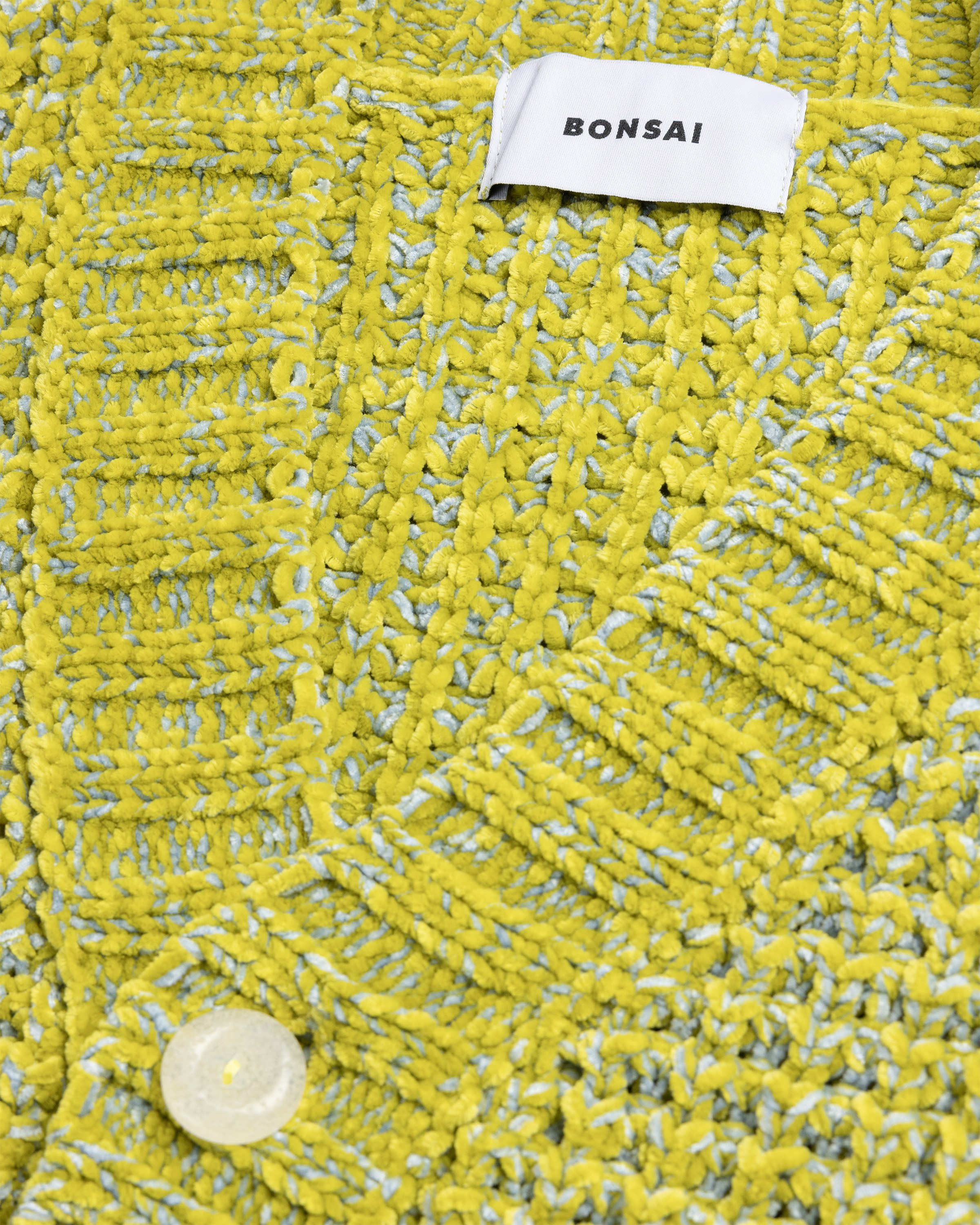Bonsai - OVERSIZE KNIT CARDIGAN Yellow - Clothing - Yellow - Image 5