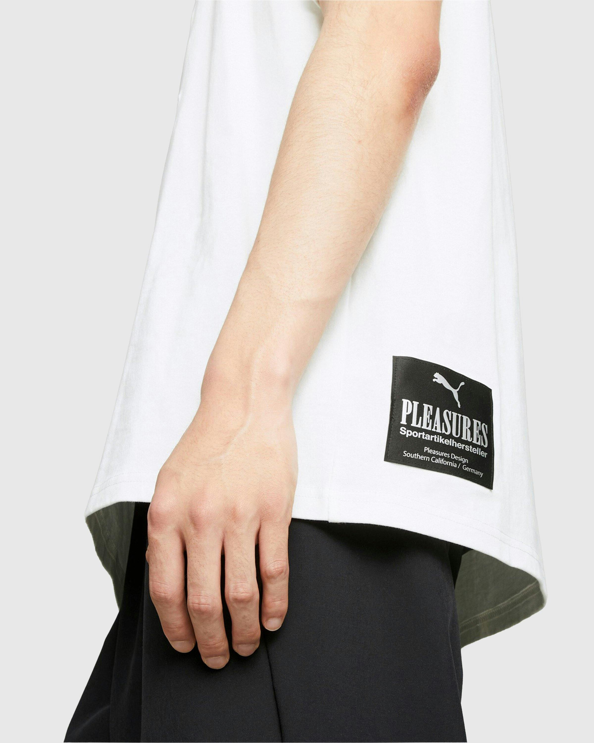 Puma x Pleasures - Graphic Tee - Clothing - White - Image 5