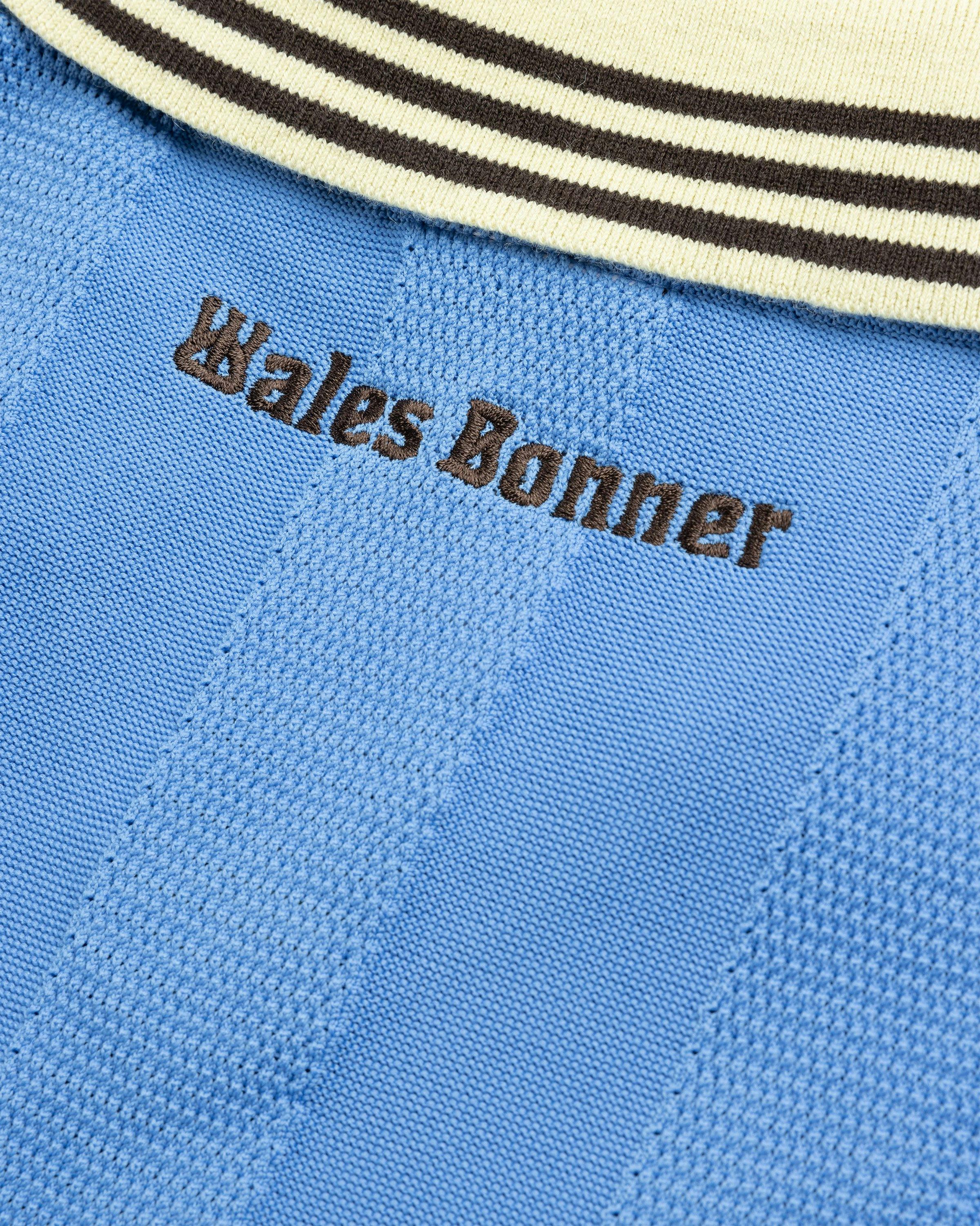 Adidas x Wales Bonner - WB KNIT FTBL LS LUCBLU - Clothing - Blue - Image 7