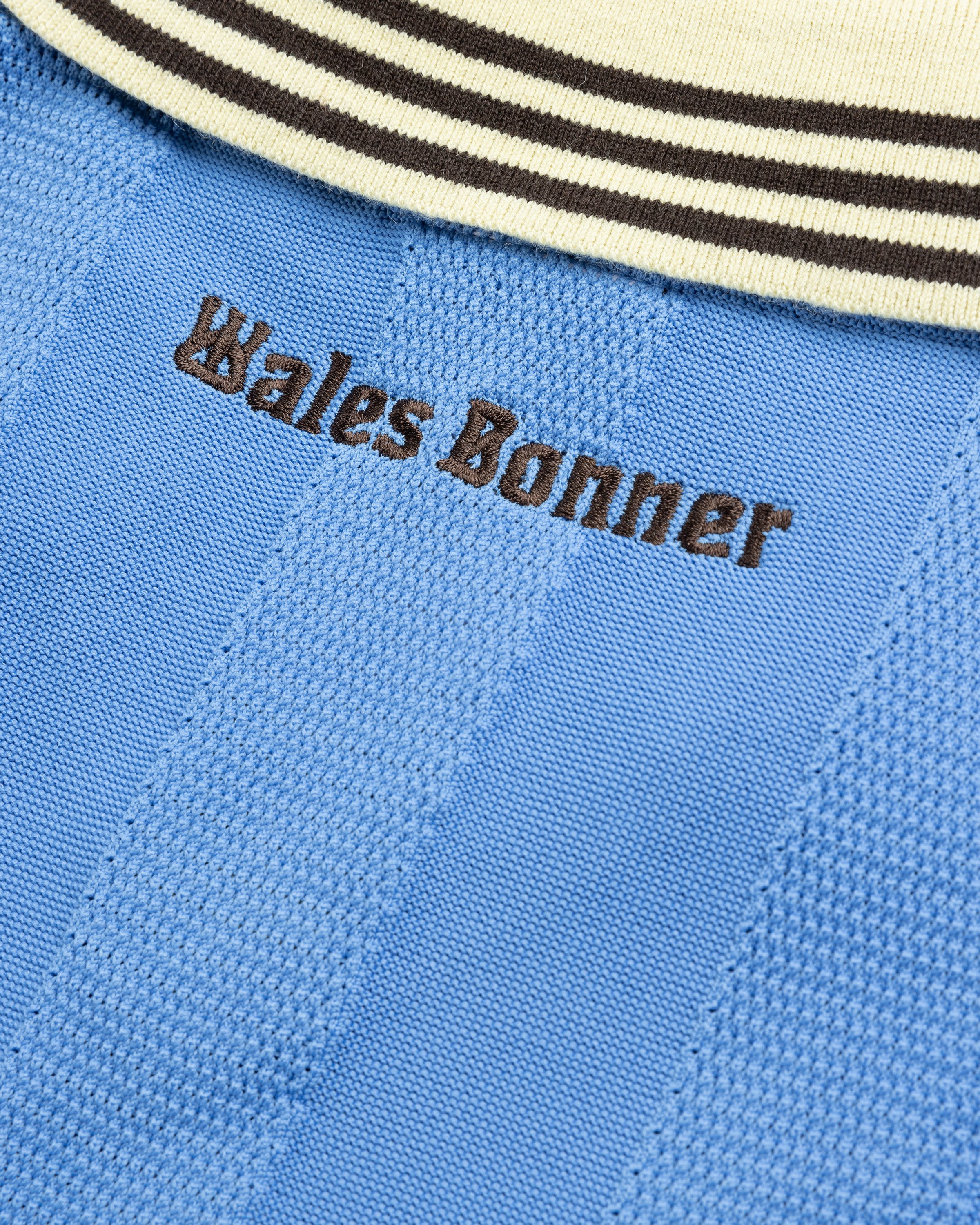Adidas x Wales Bonner - WB KNIT FTBL LS LUCBLU - Clothing - Blue - Image 7