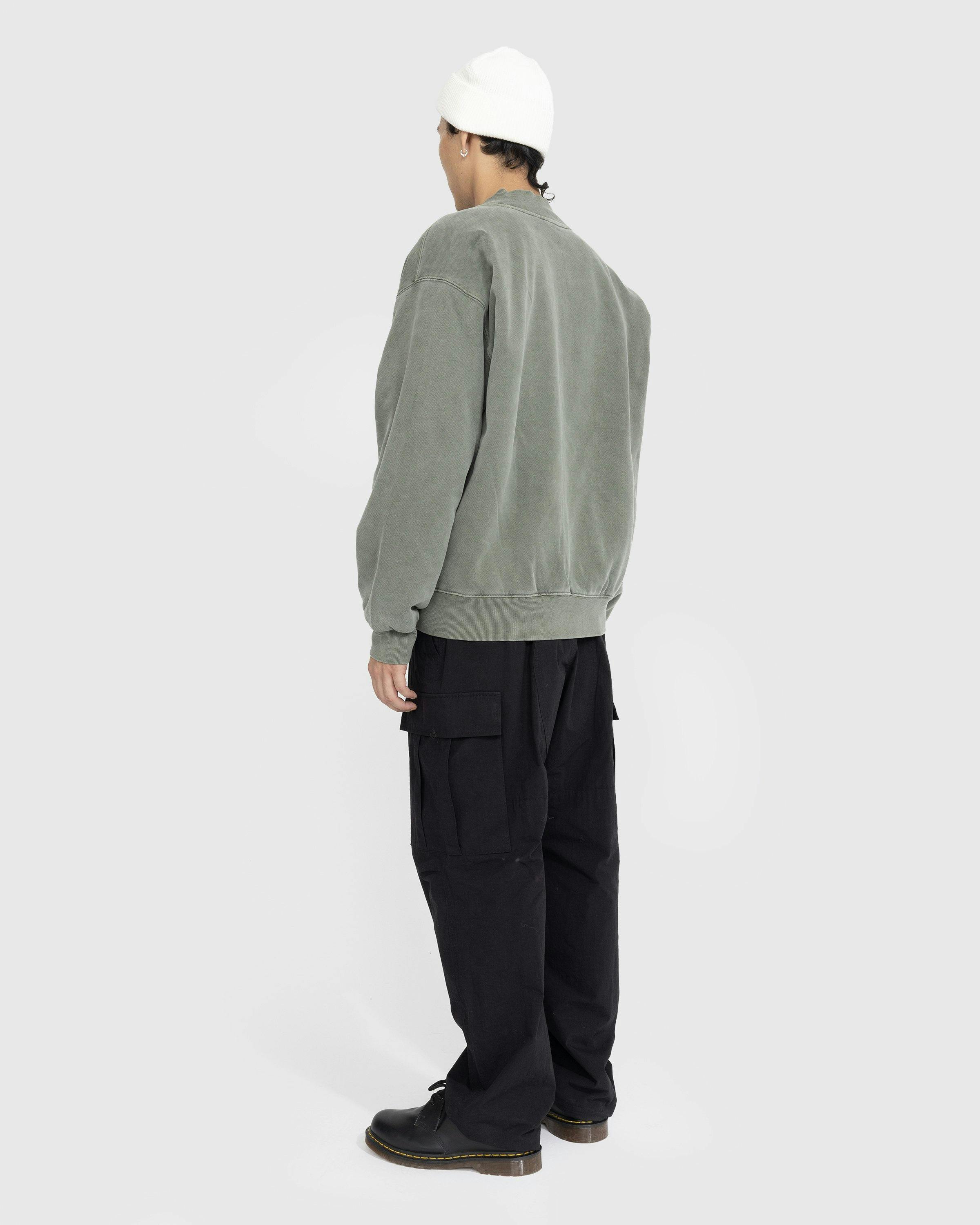 Carhartt WIP - Vista Sweat Bomber Smoke Green - Clothing - Green - Image 3