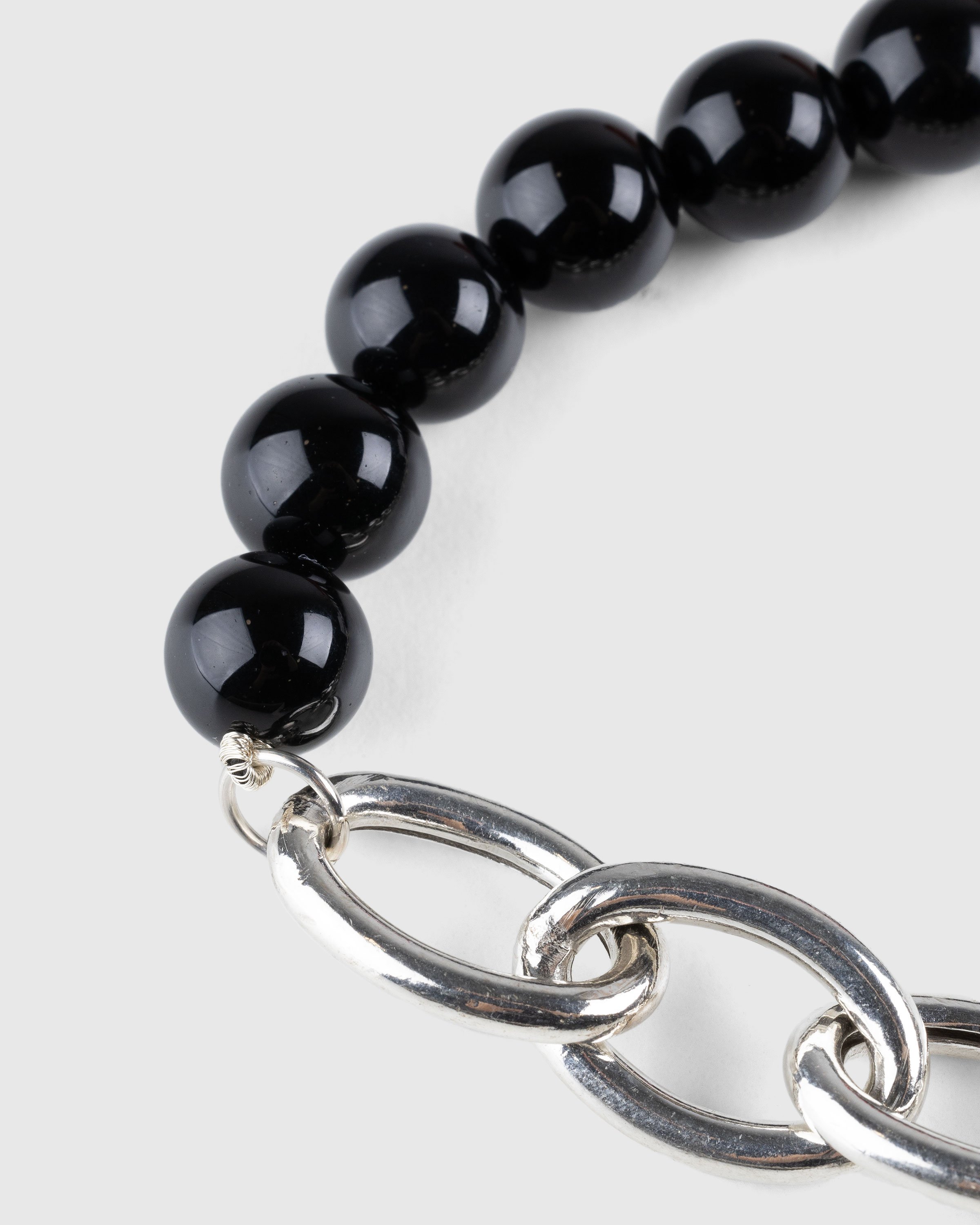 Jil Sander - Solidity Necklace 4 Silver/Black - Accessories - Multi - Image 2