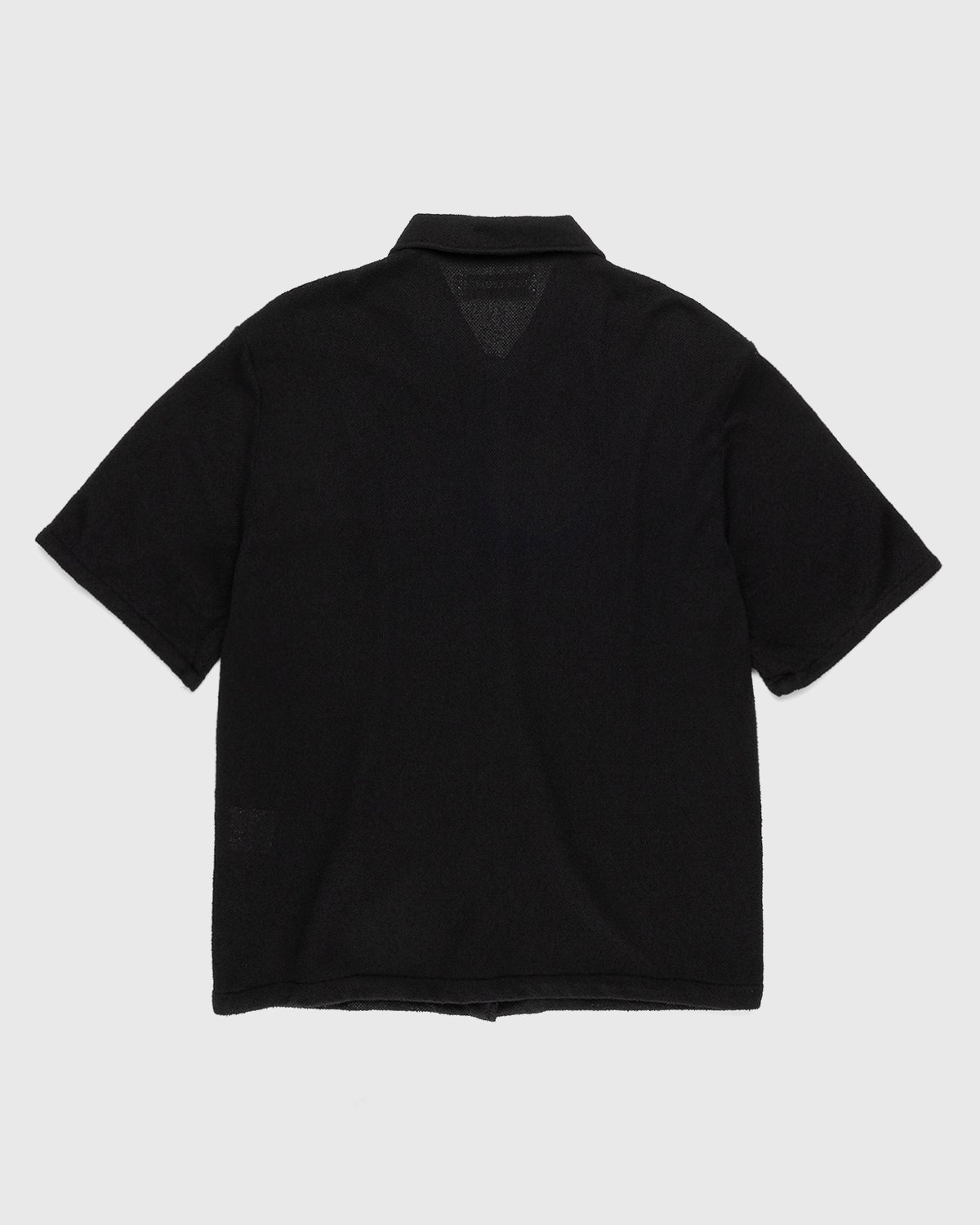 Our Legacy - Box Short Sleeve Shirt Black Boucle - Clothing - Black - Image 2