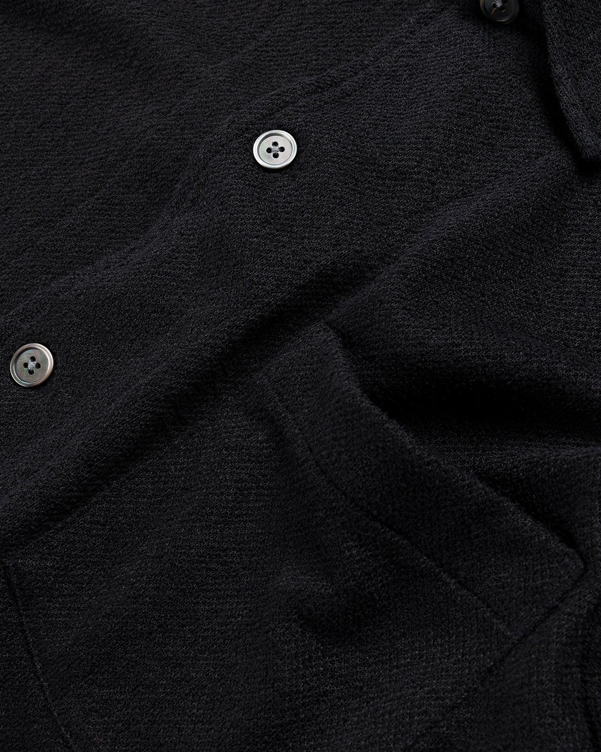 Our Legacy - Box Short Sleeve Shirt Black Boucle - Clothing - Black - Image 5