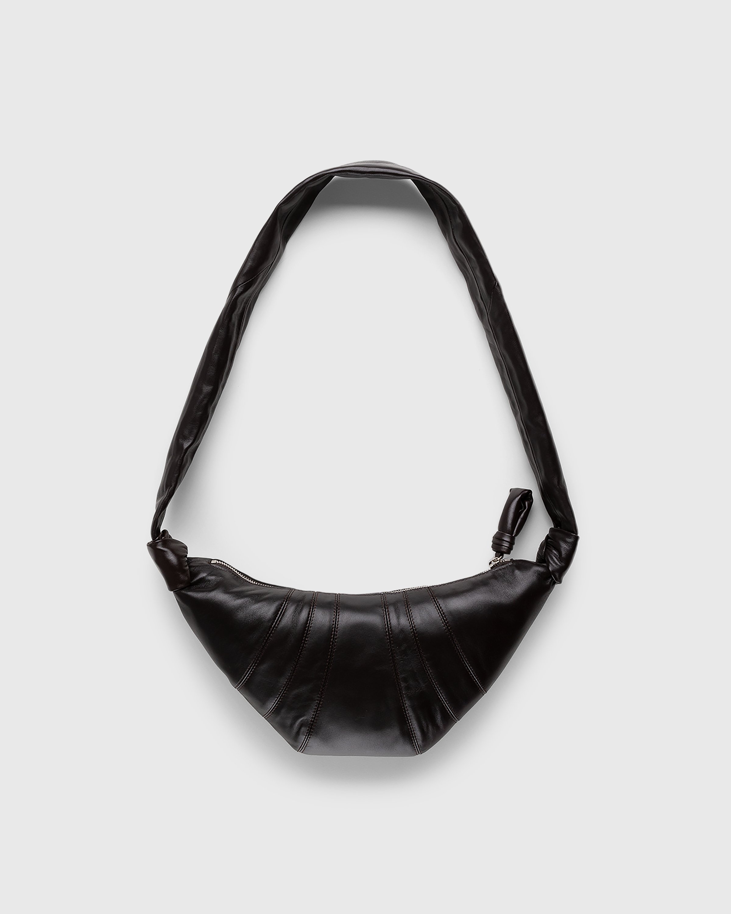 Lemaire x Highsnobiety - Not In Paris 4 Small Croissant Bag Dark Chocolate - Accessories - Black - Image 2