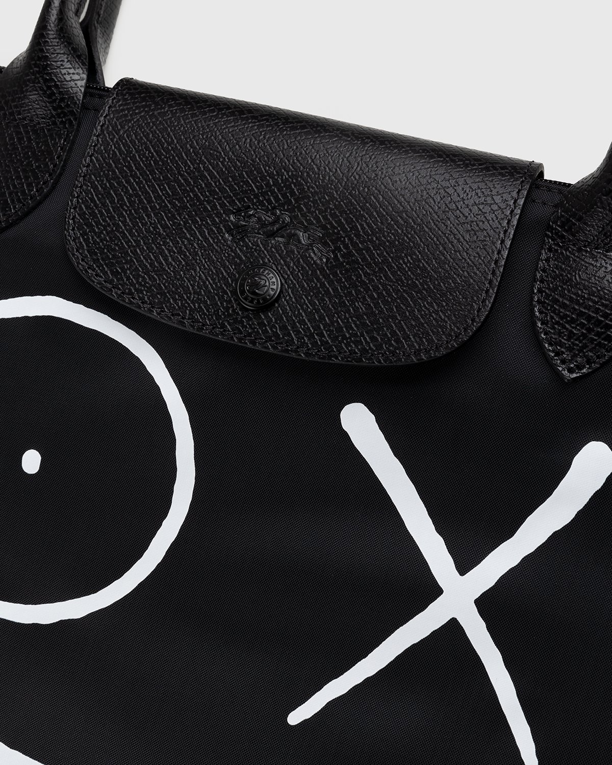 Longchamp x André Saraiva - Le Pliage André Shoulder Bag Black - Accessories - Black - Image 3