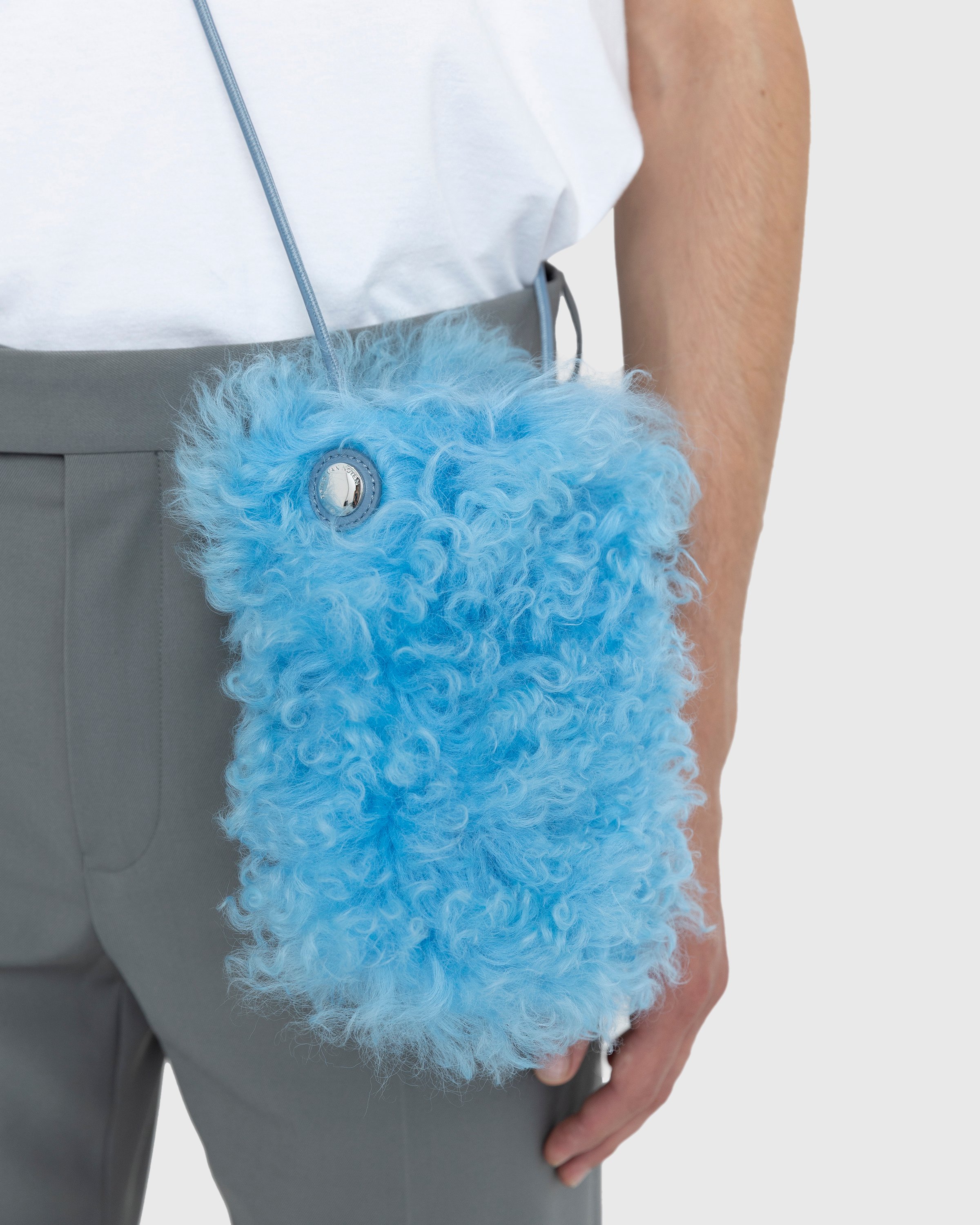 Dries van Noten - Fluffy Pouch - Accessories - Blue - Image 5