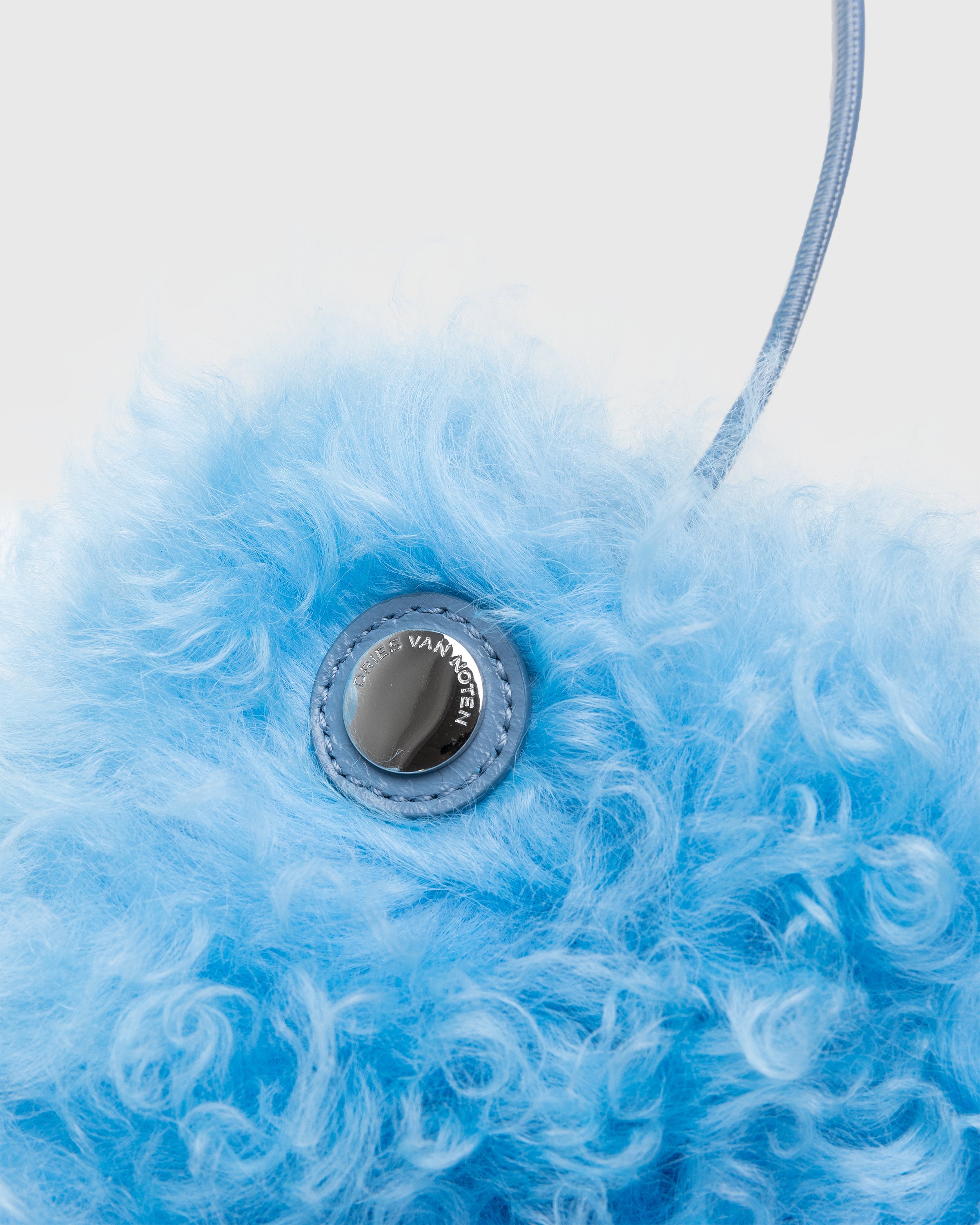 Dries van Noten - Fluffy Pouch - Accessories - Blue - Image 6