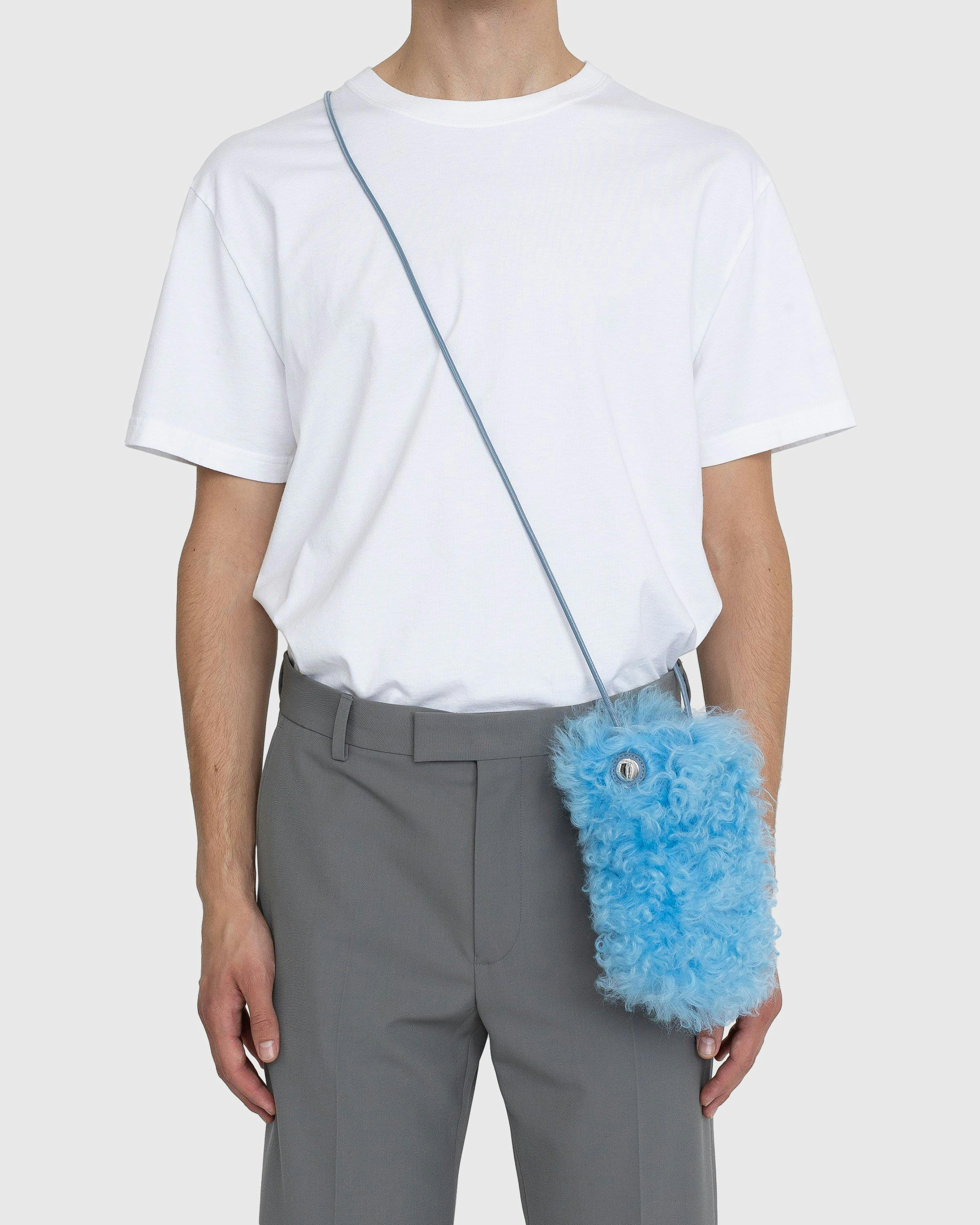 Dries van Noten - Fluffy Pouch - Accessories - Blue - Image 4