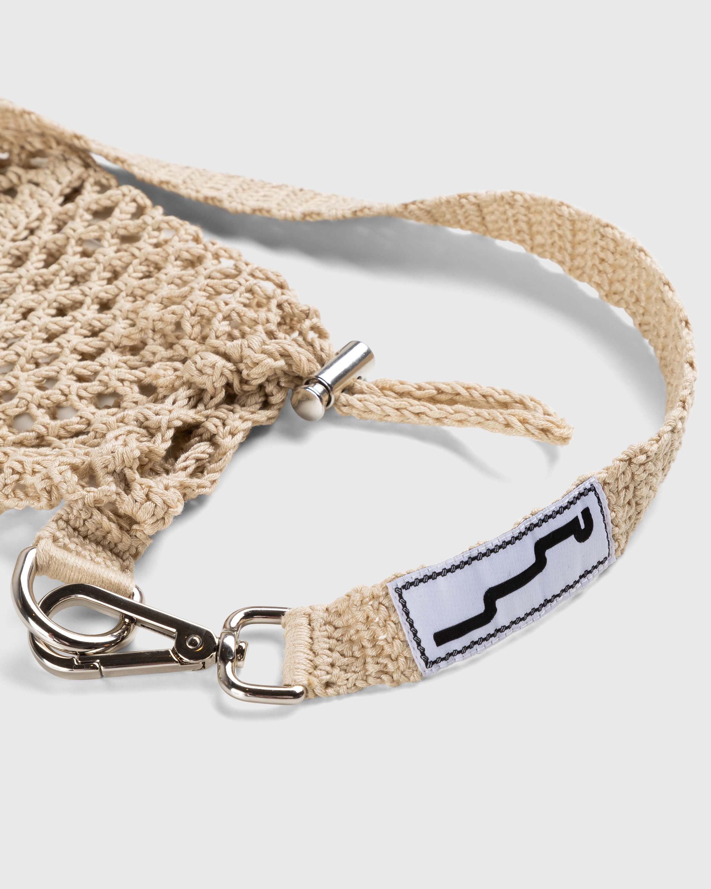 SSU - Crochet Mesh Stitch Crossbody Bag Tan - Accessories - Beige - Image 3