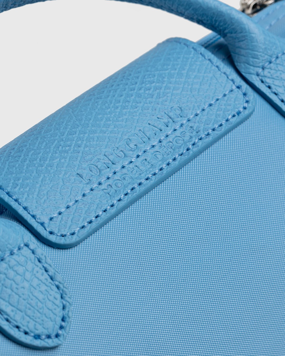 Longchamp x André Saraiva - Le Pliage André Pouch Blue - Accessories - Blue - Image 3