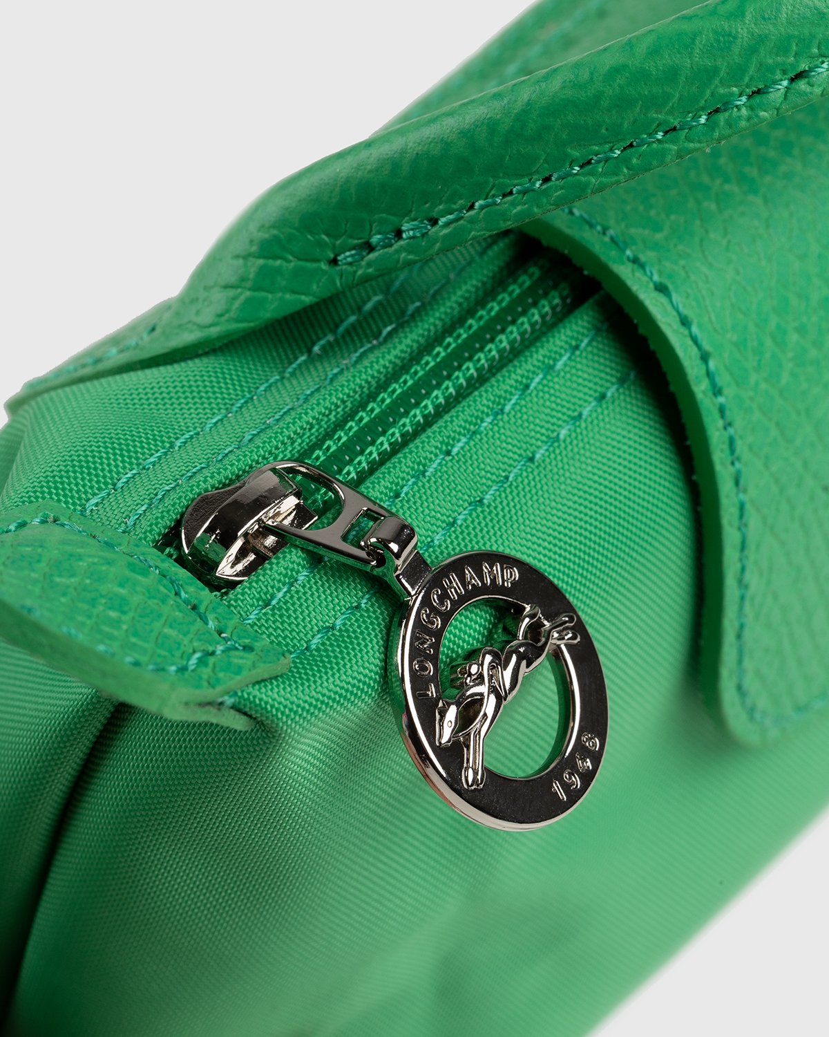 Longchamp x André Saraiva - Le Pliage André Pouch Green - Accessories - Green - Image 3